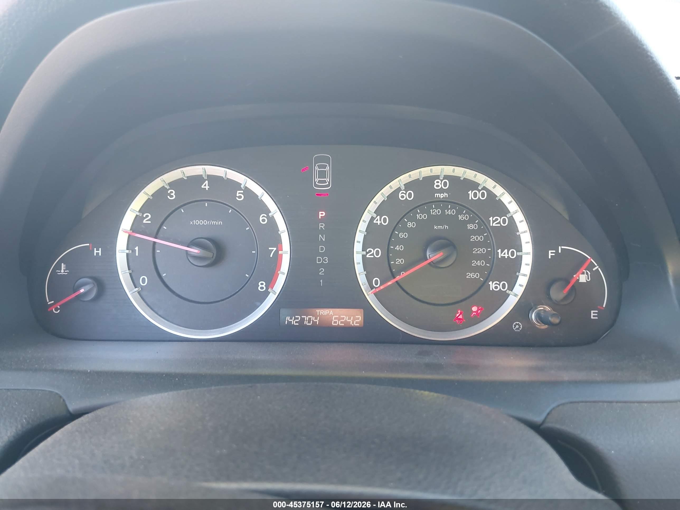 2009 Honda Accord 2.4 Lx Gray vin: 1HGCP26389A037814