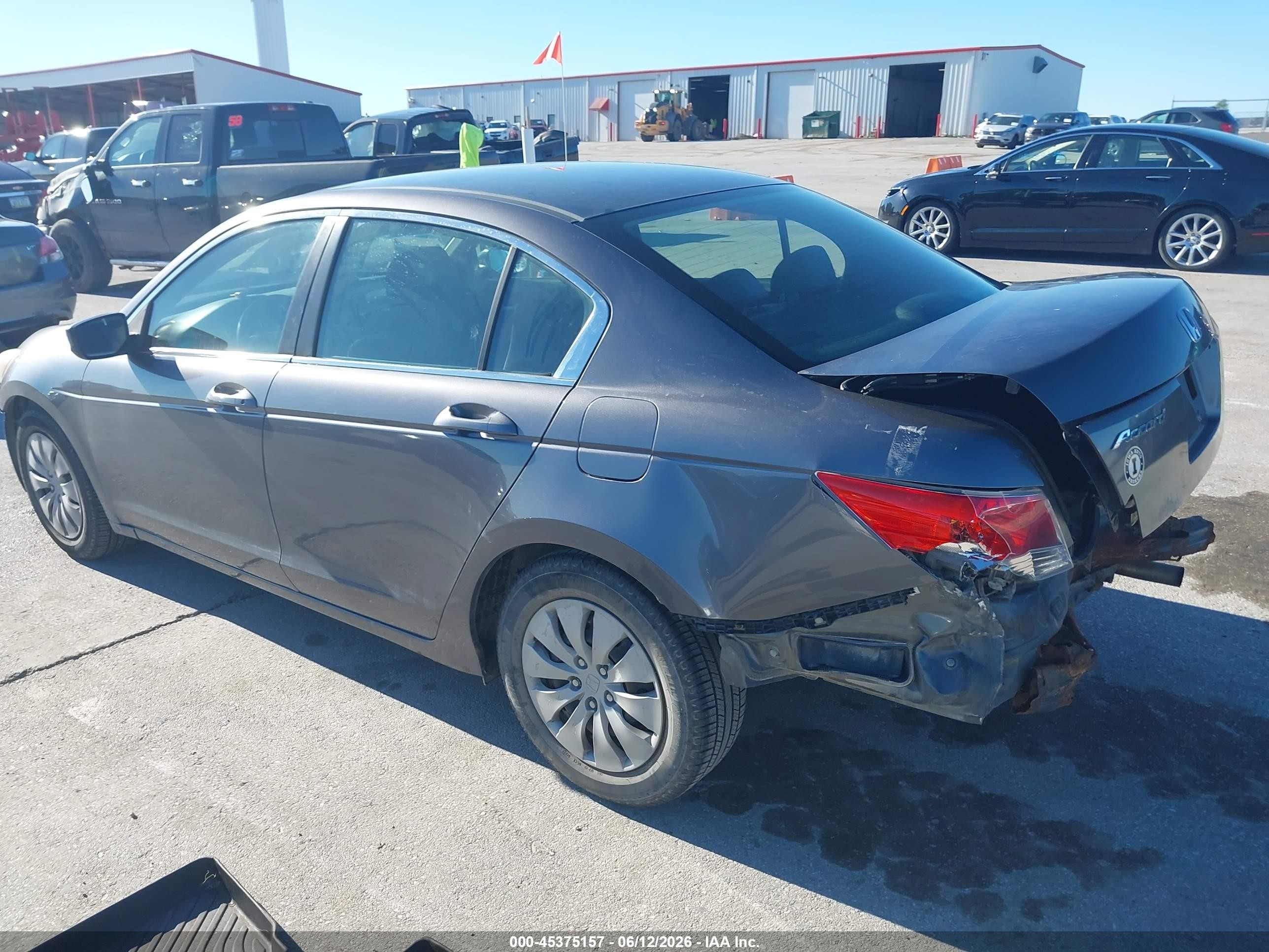 2009 Honda Accord 2.4 Lx Gray vin: 1HGCP26389A037814