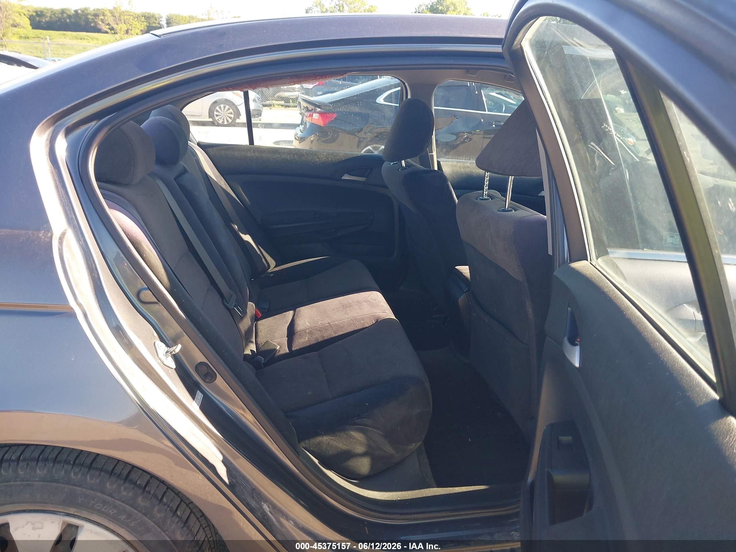 2009 Honda Accord 2.4 Lx Gray vin: 1HGCP26389A037814
