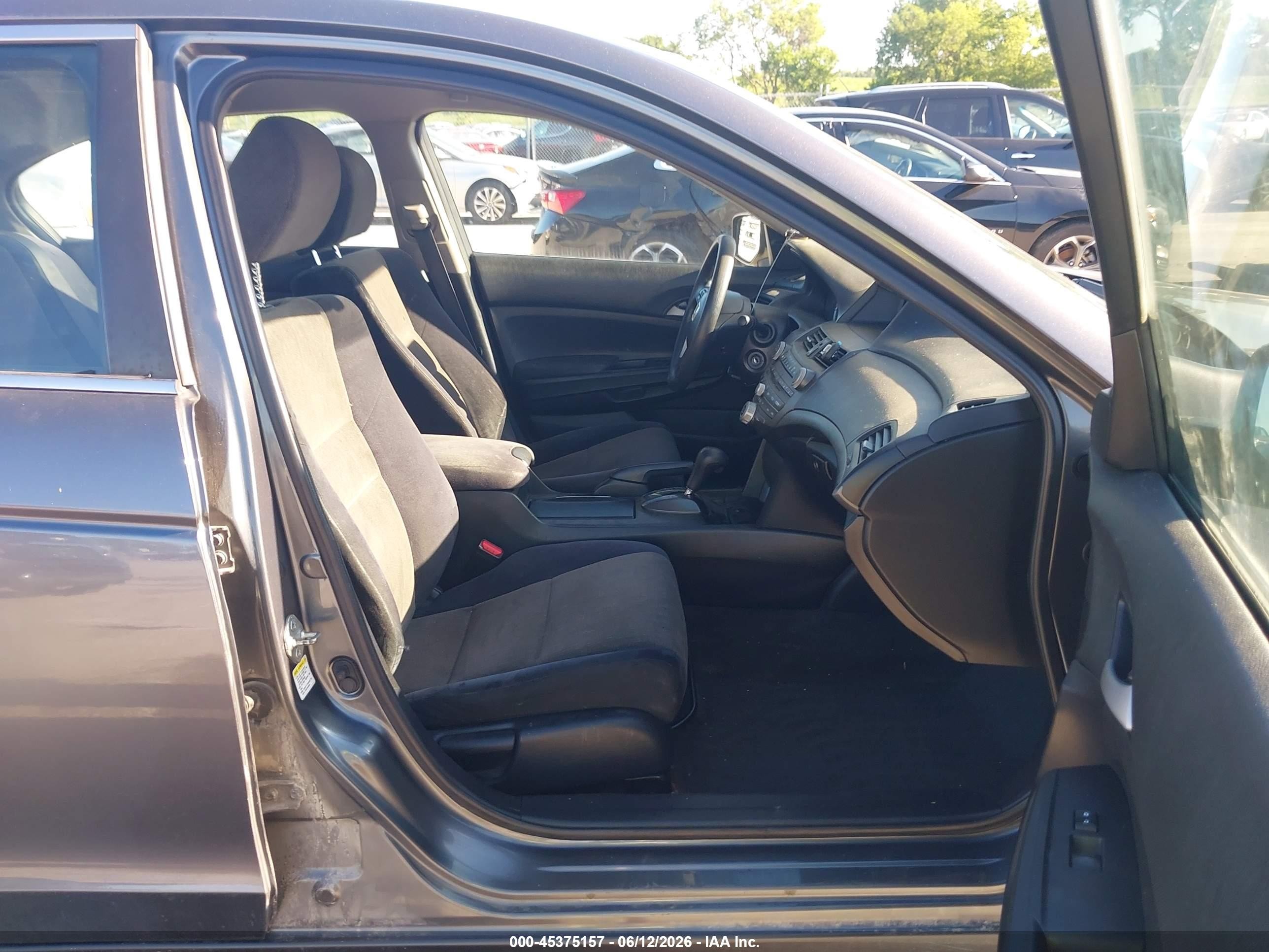 2009 Honda Accord 2.4 Lx Gray vin: 1HGCP26389A037814
