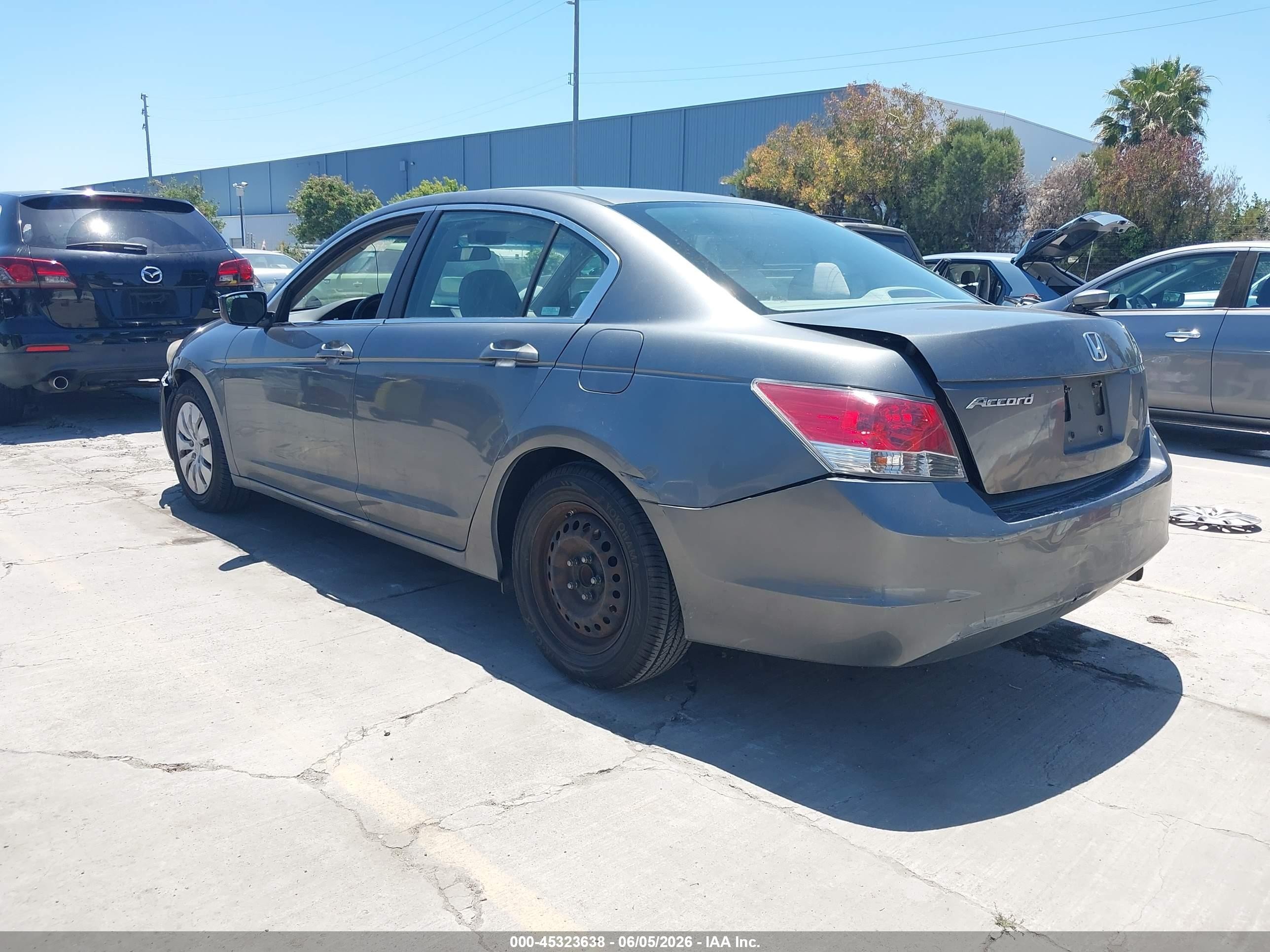 2009 Honda Accord 2.4 Lx Серый vin: 1HGCP26389A052958