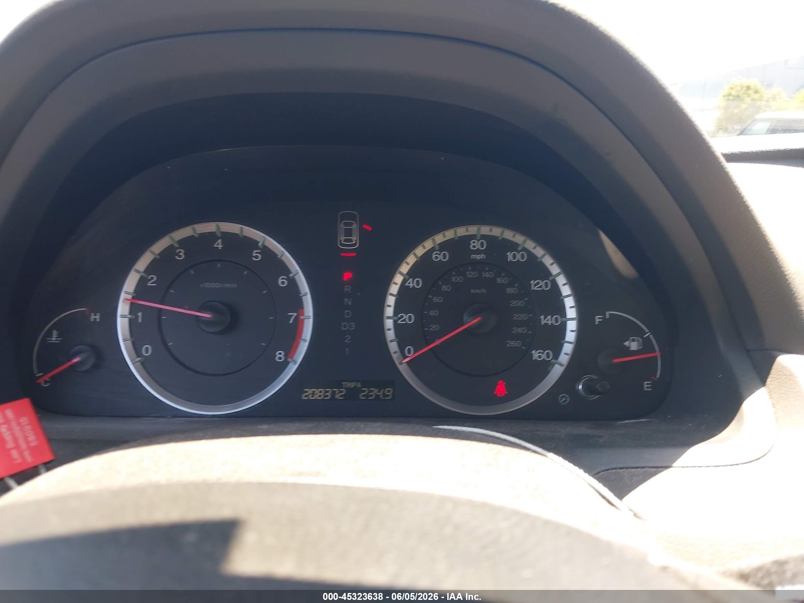 2009 Honda Accord 2.4 Lx Серый vin: 1HGCP26389A052958