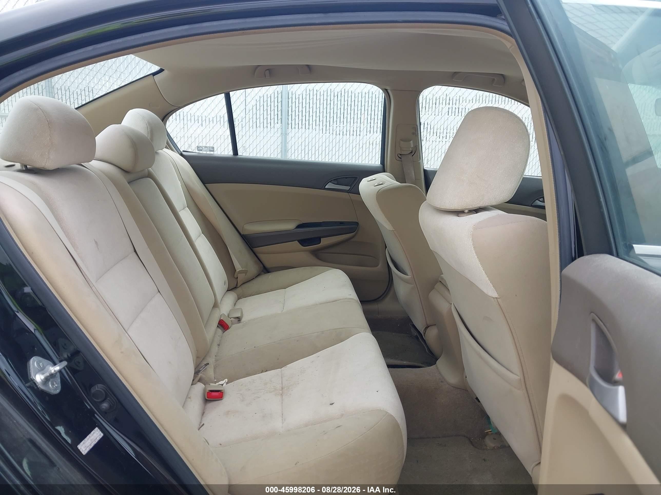 2009 Honda Accord 2.4 Lx Black vin: 1HGCP26389A070229