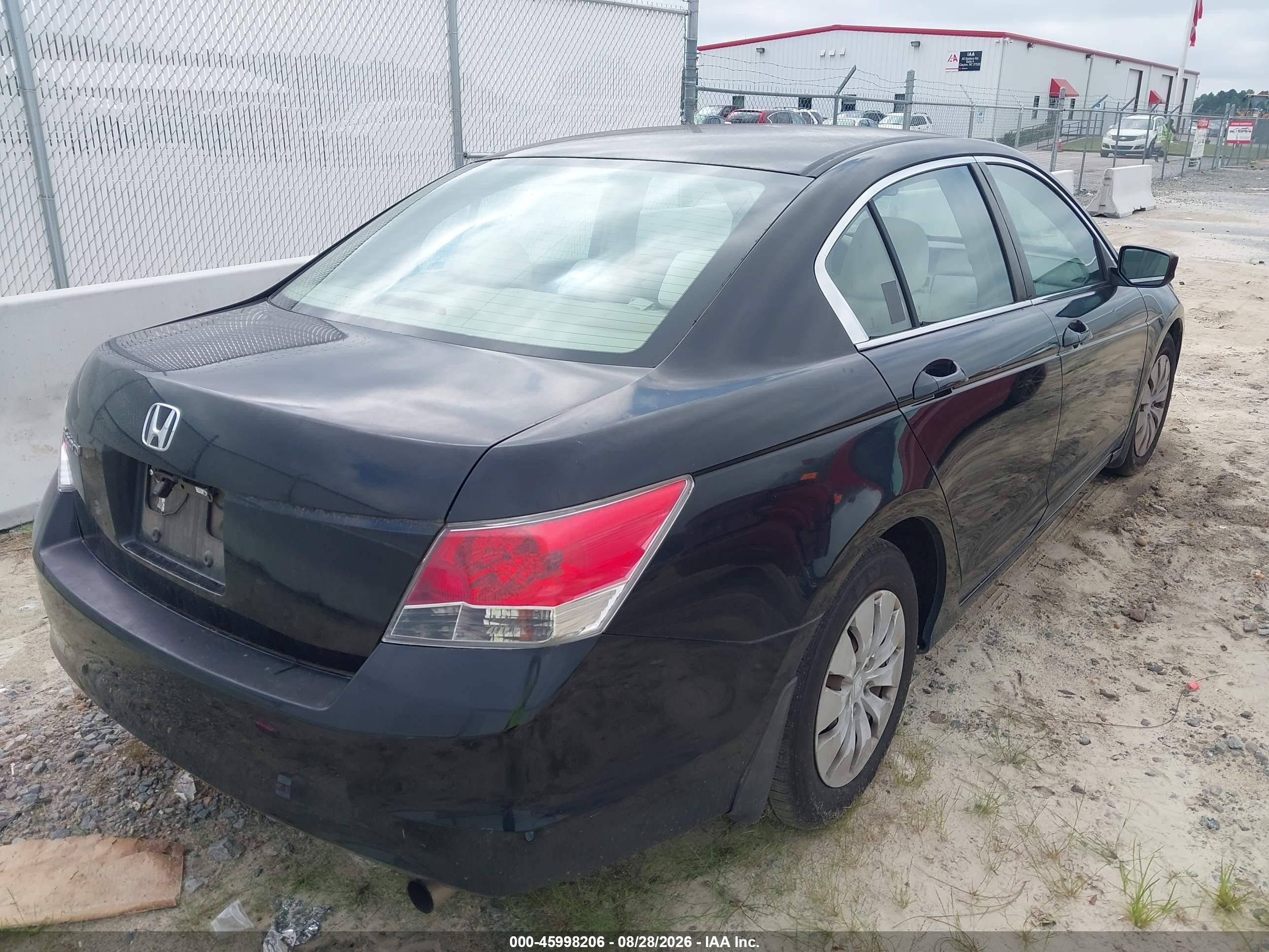 2009 Honda Accord 2.4 Lx Black vin: 1HGCP26389A070229