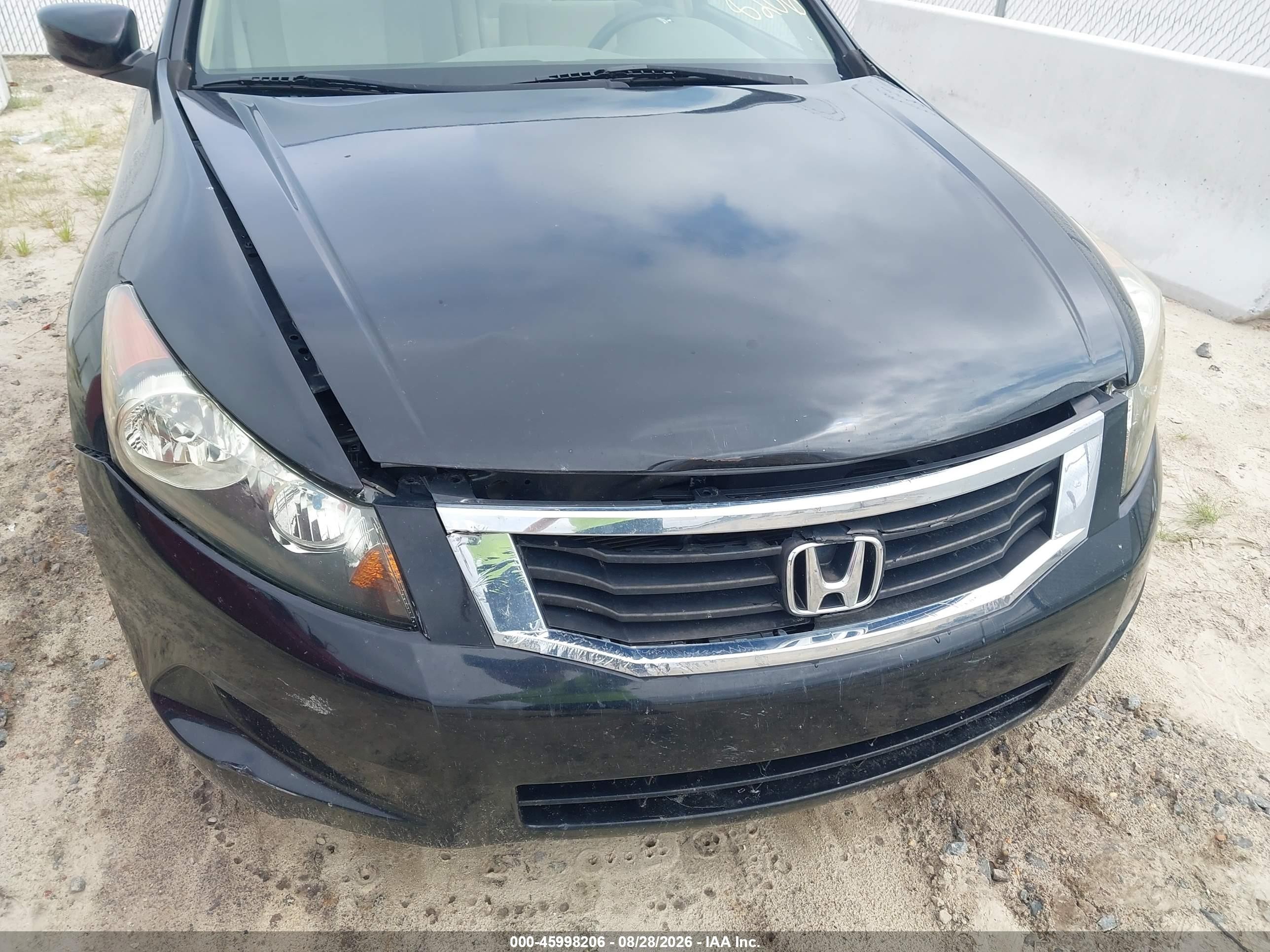 2009 Honda Accord 2.4 Lx Black vin: 1HGCP26389A070229