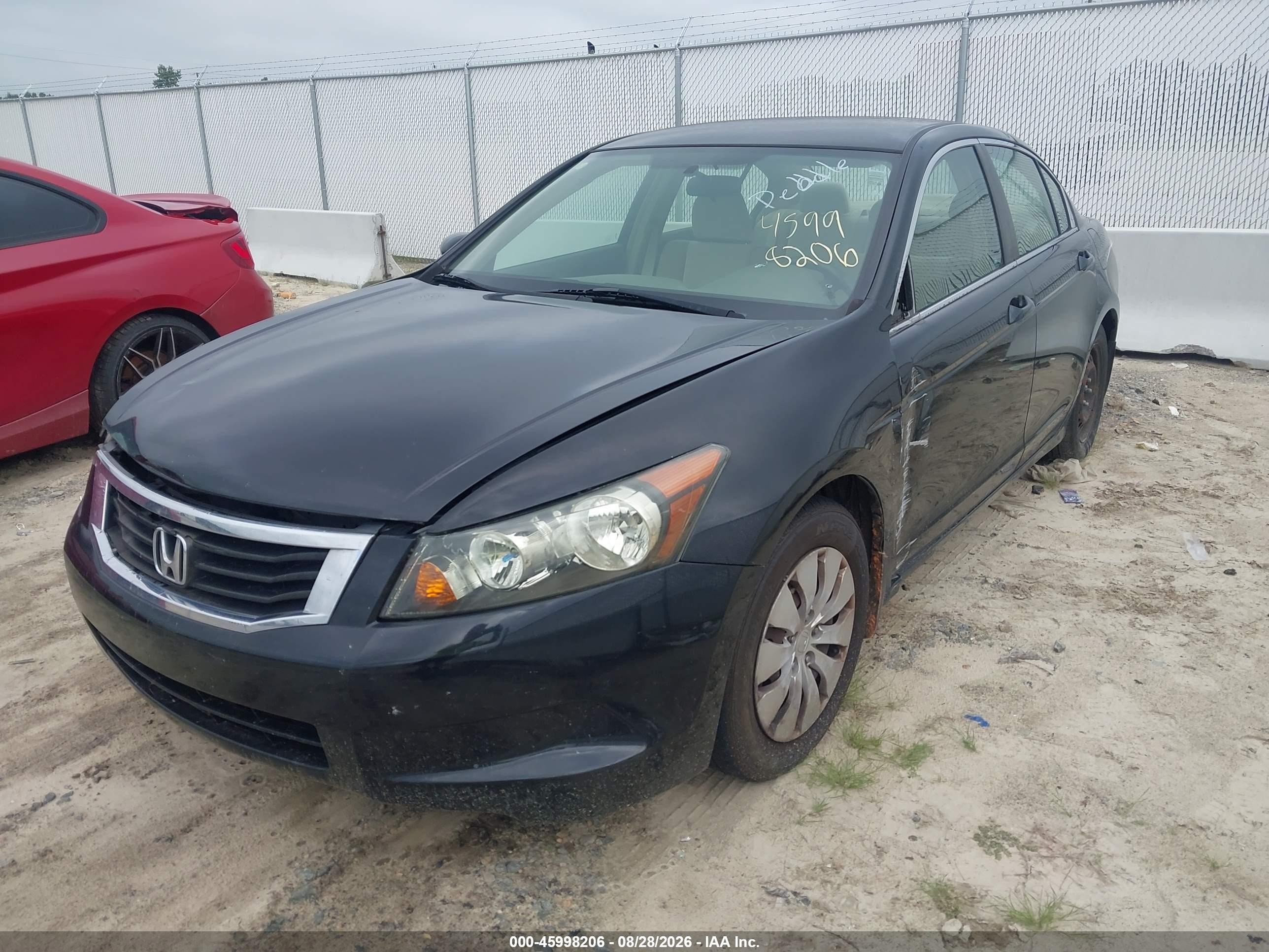 2009 Honda Accord 2.4 Lx Black vin: 1HGCP26389A070229