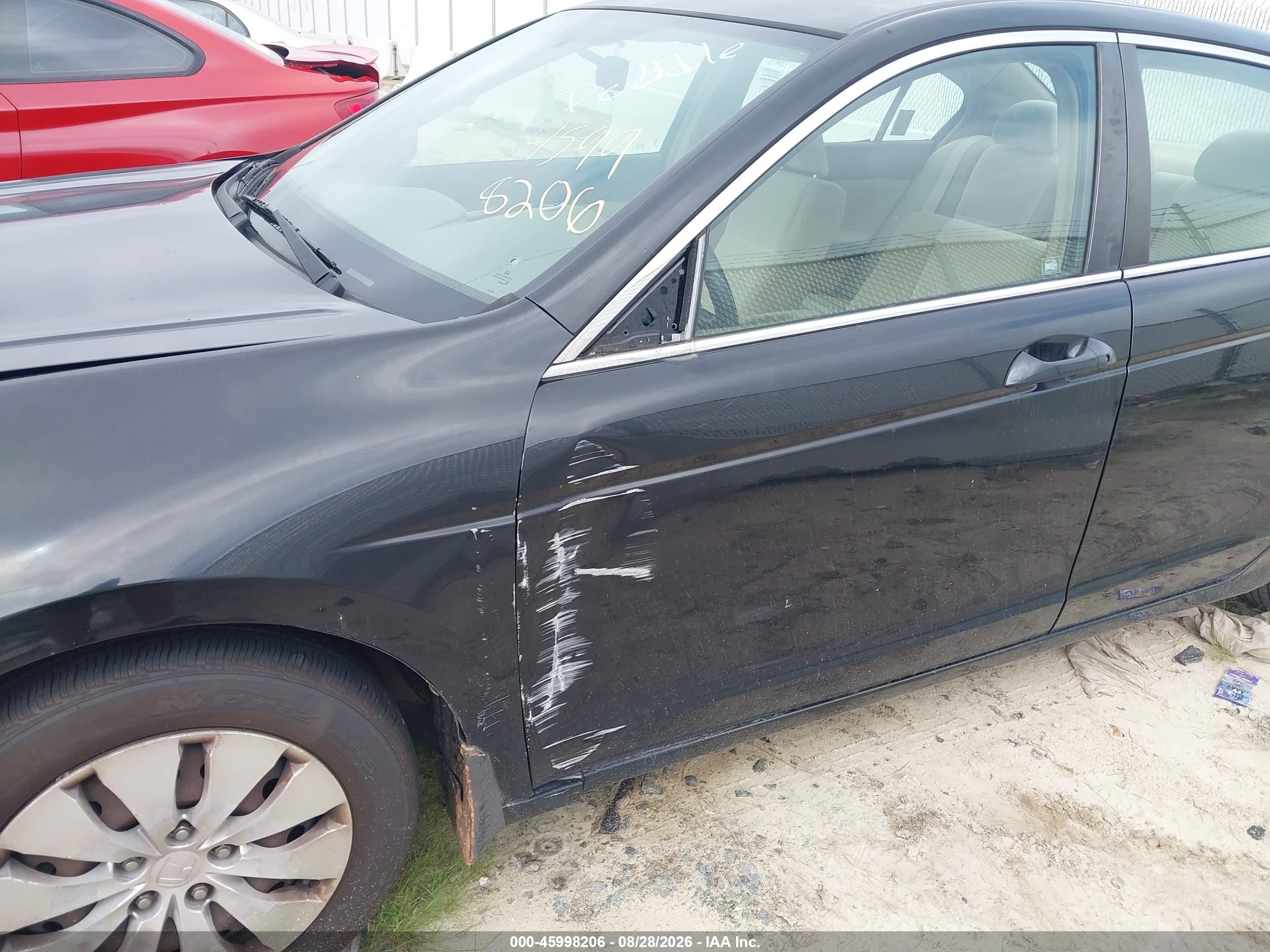 2009 Honda Accord 2.4 Lx Black vin: 1HGCP26389A070229