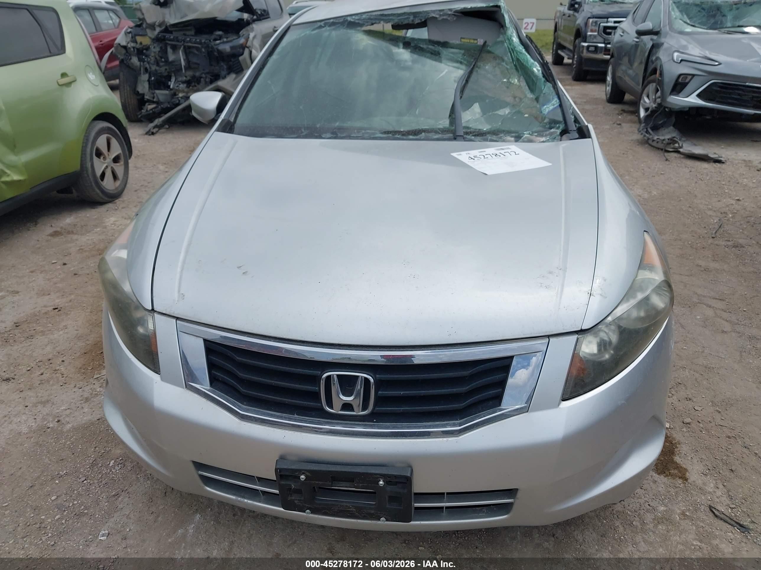 2009 Honda Accord 2.4 Lx Silver vin: 1HGCP26389A076306