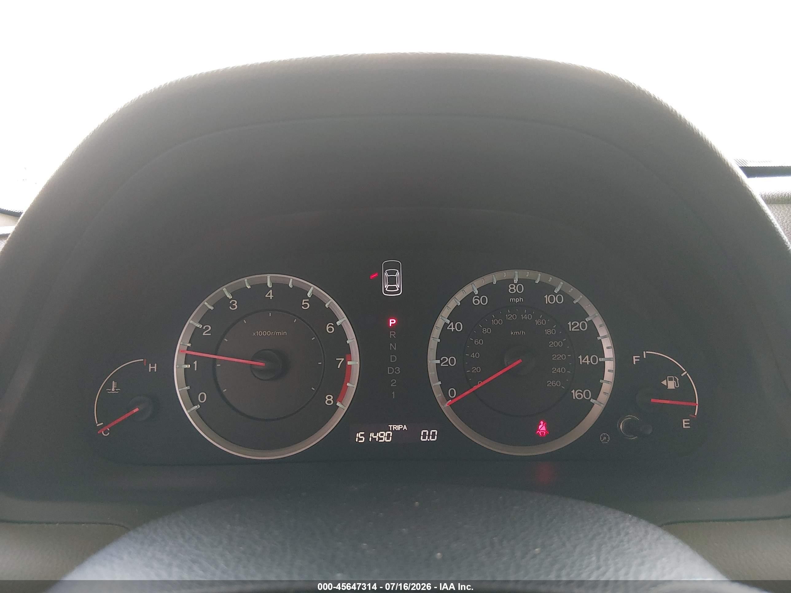 2009 Honda Accord 2.4 Lx Maroon vin: 1HGCP26389A092005