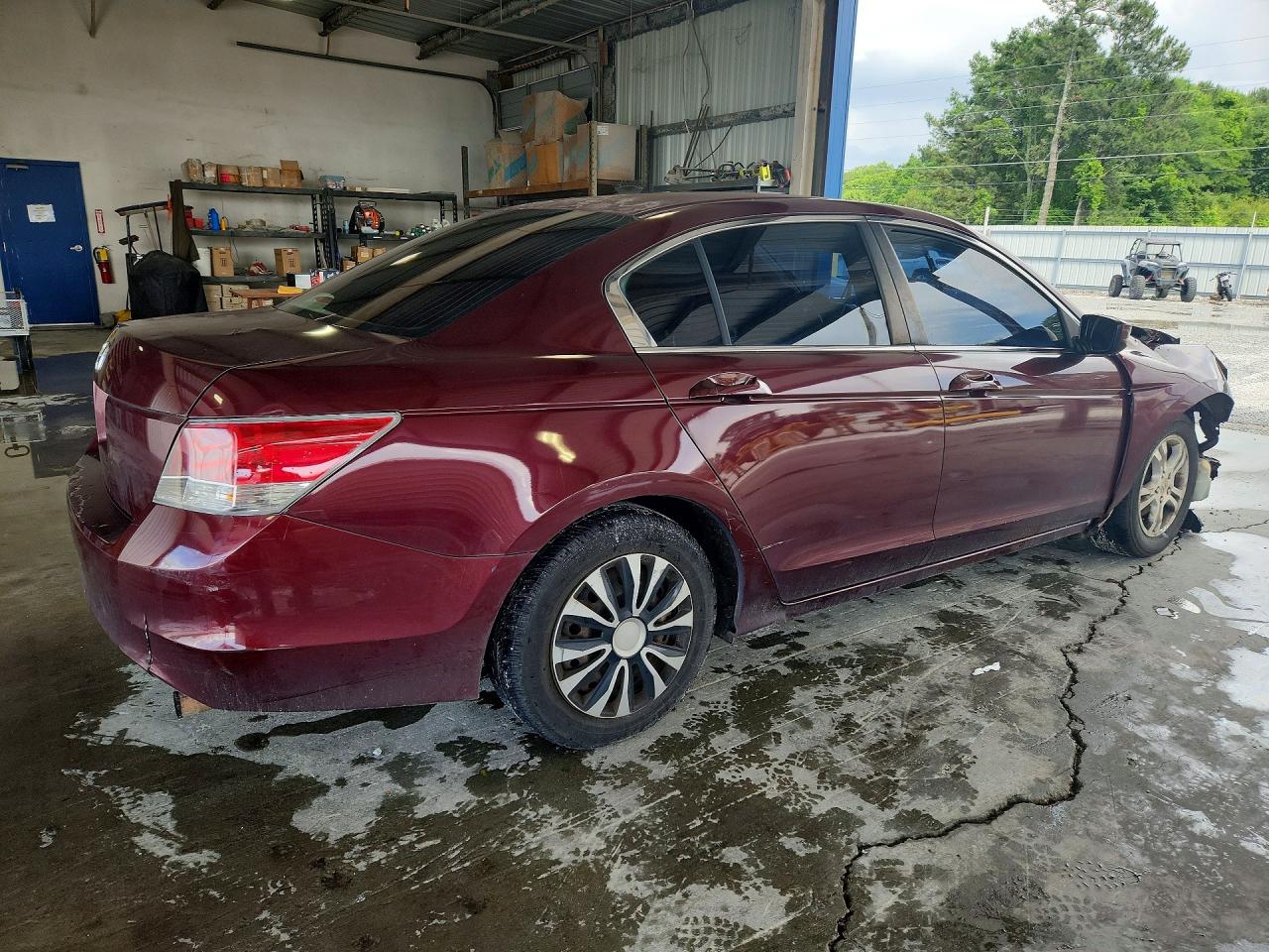 2009 Honda Accord Lx Бордовый vin: 1HGCP26389A096278