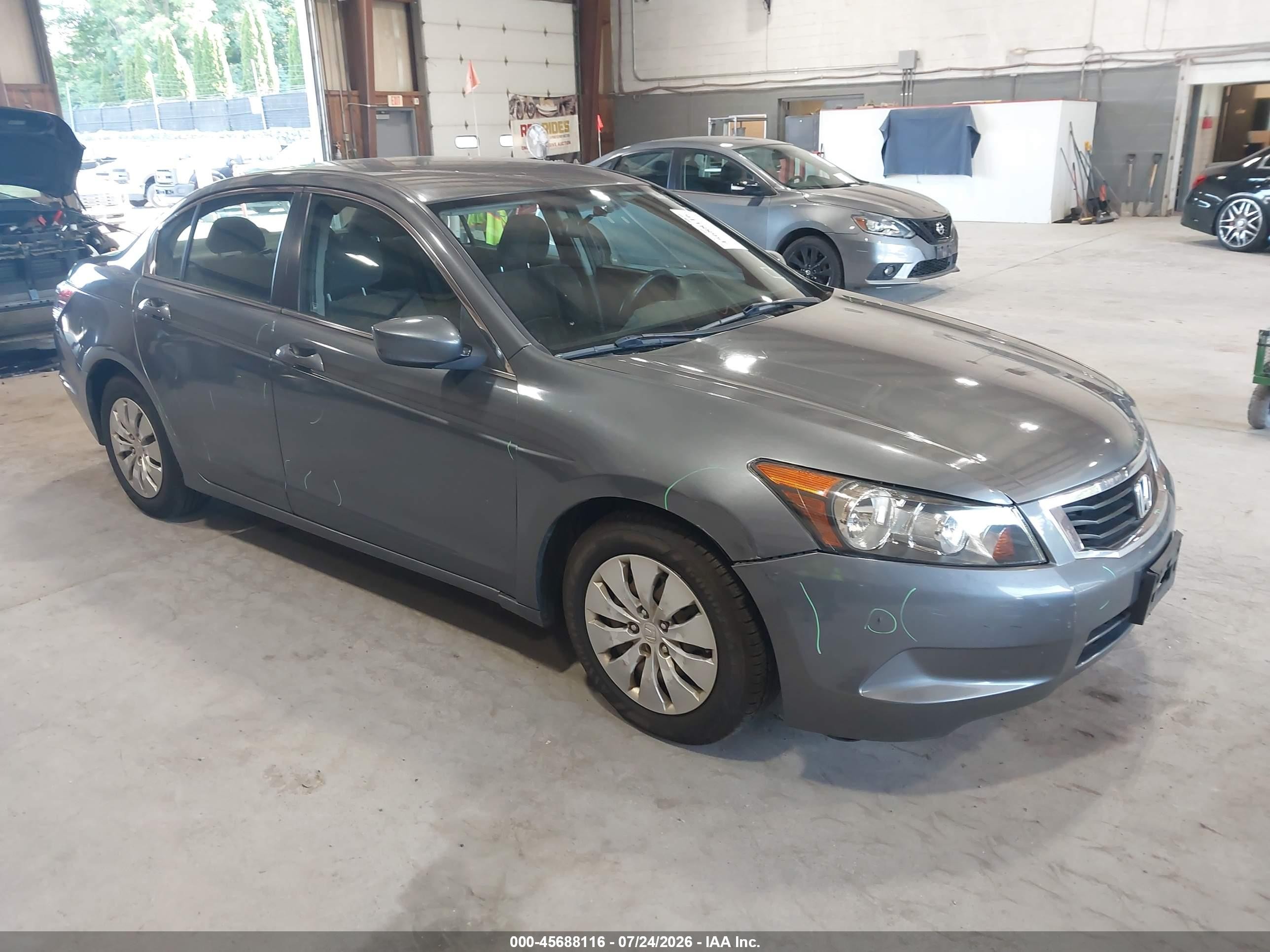 2009 Honda Accord 2.4 Lx Gray vin: 1HGCP26389A144006
