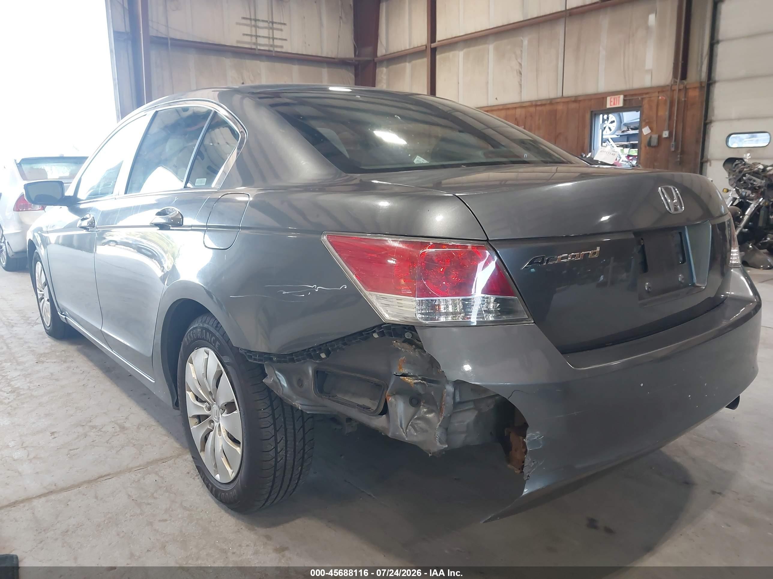 2009 Honda Accord 2.4 Lx Gray vin: 1HGCP26389A144006
