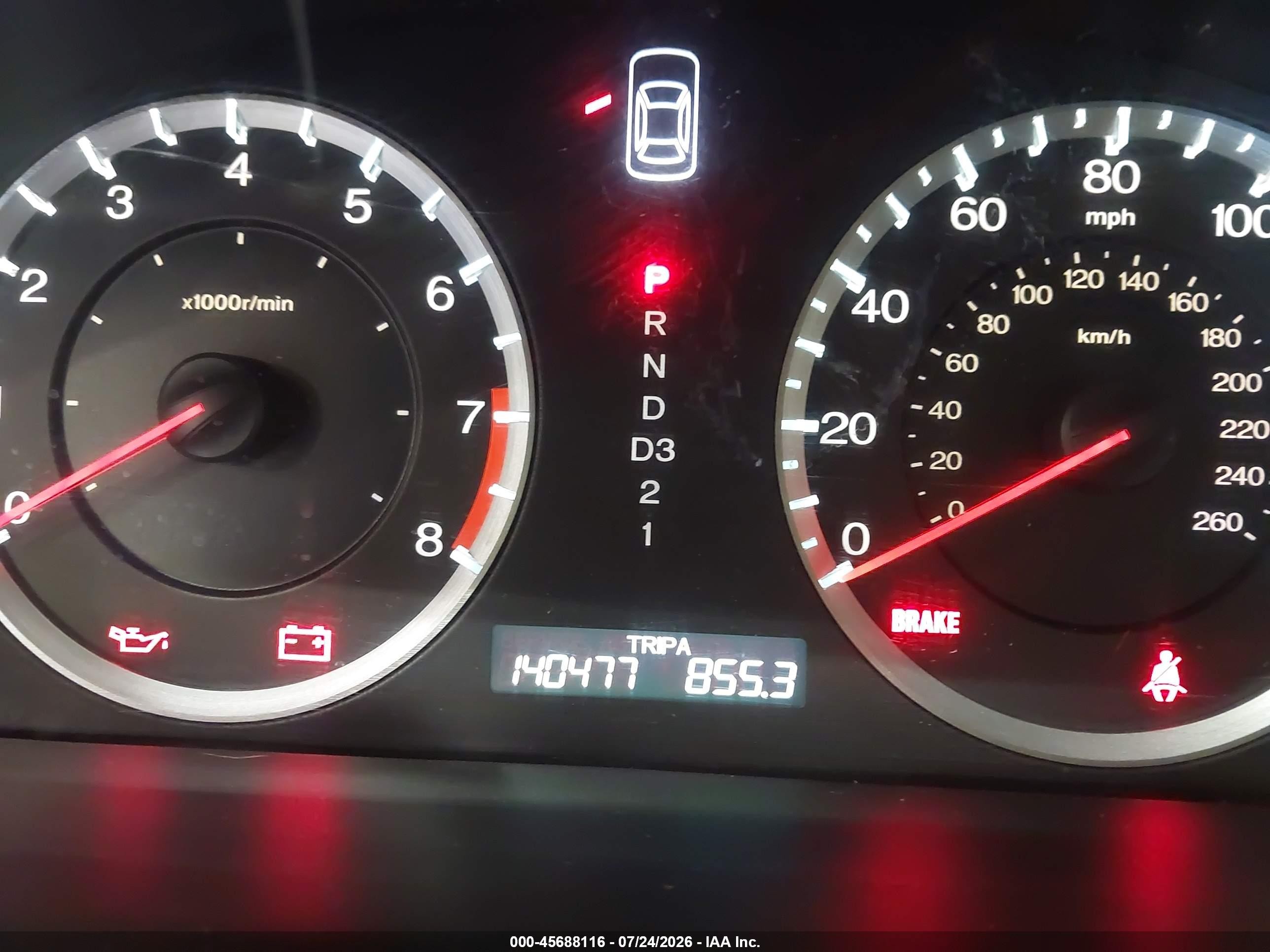 2009 Honda Accord 2.4 Lx Gray vin: 1HGCP26389A144006