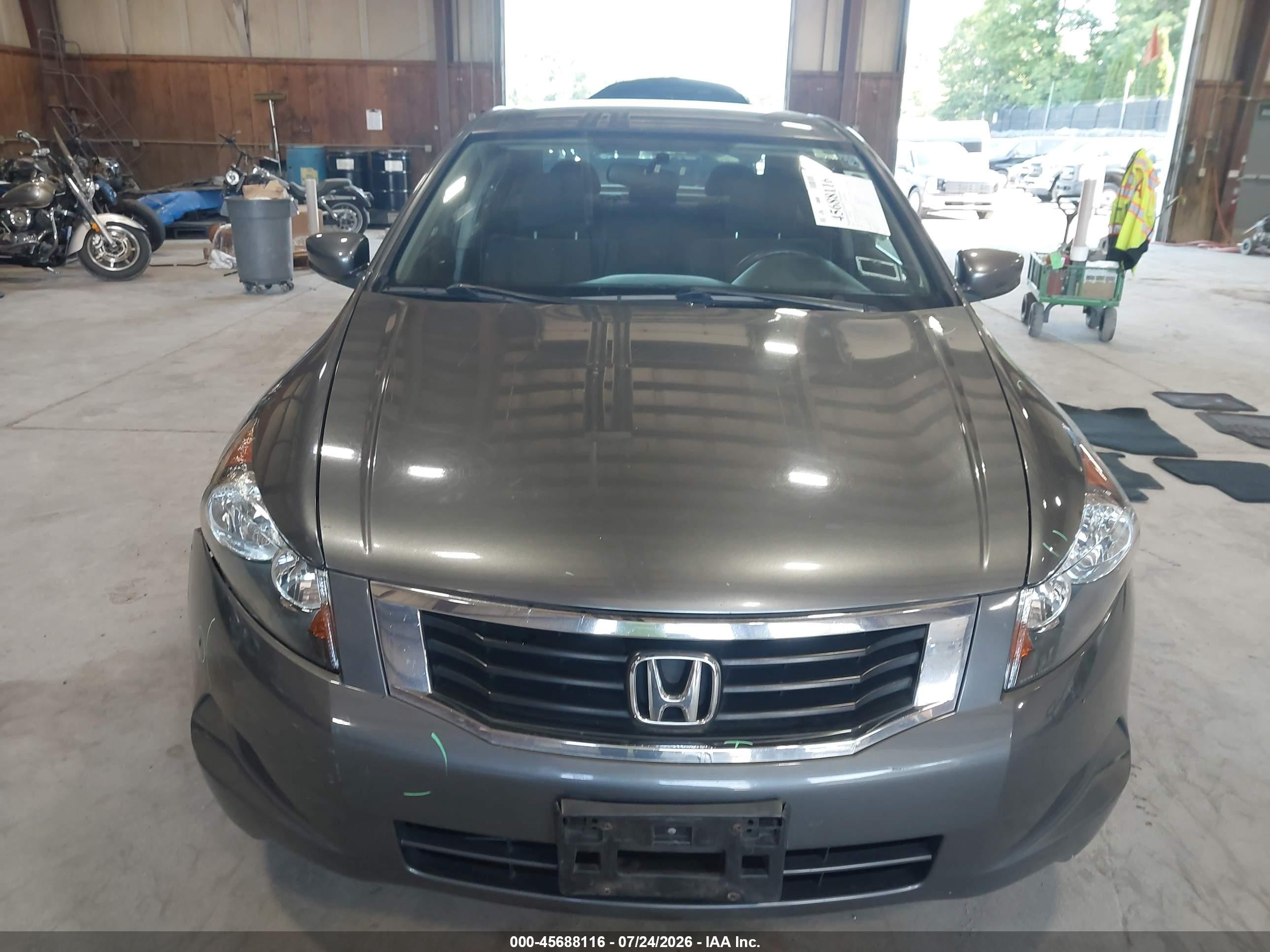 2009 Honda Accord 2.4 Lx Gray vin: 1HGCP26389A144006