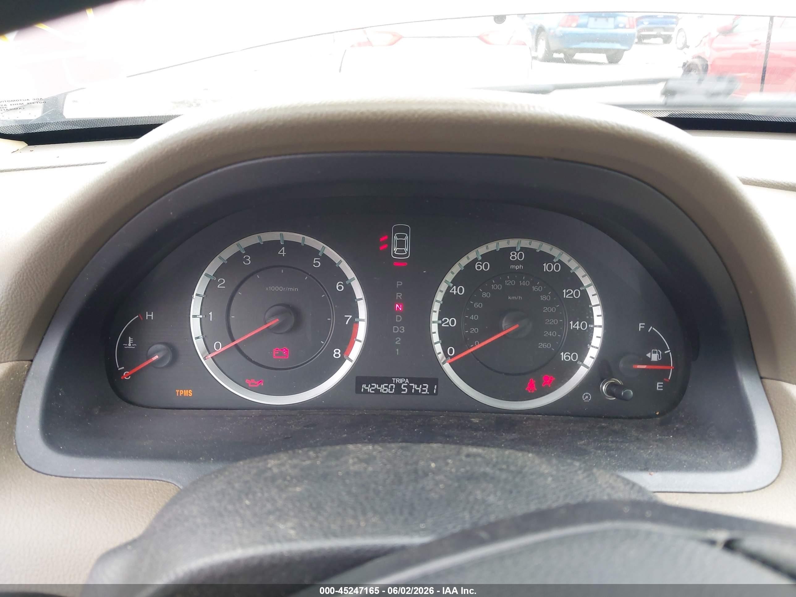 2009 Honda Accord 2.4 Lx Maroon vin: 1HGCP26389A145897