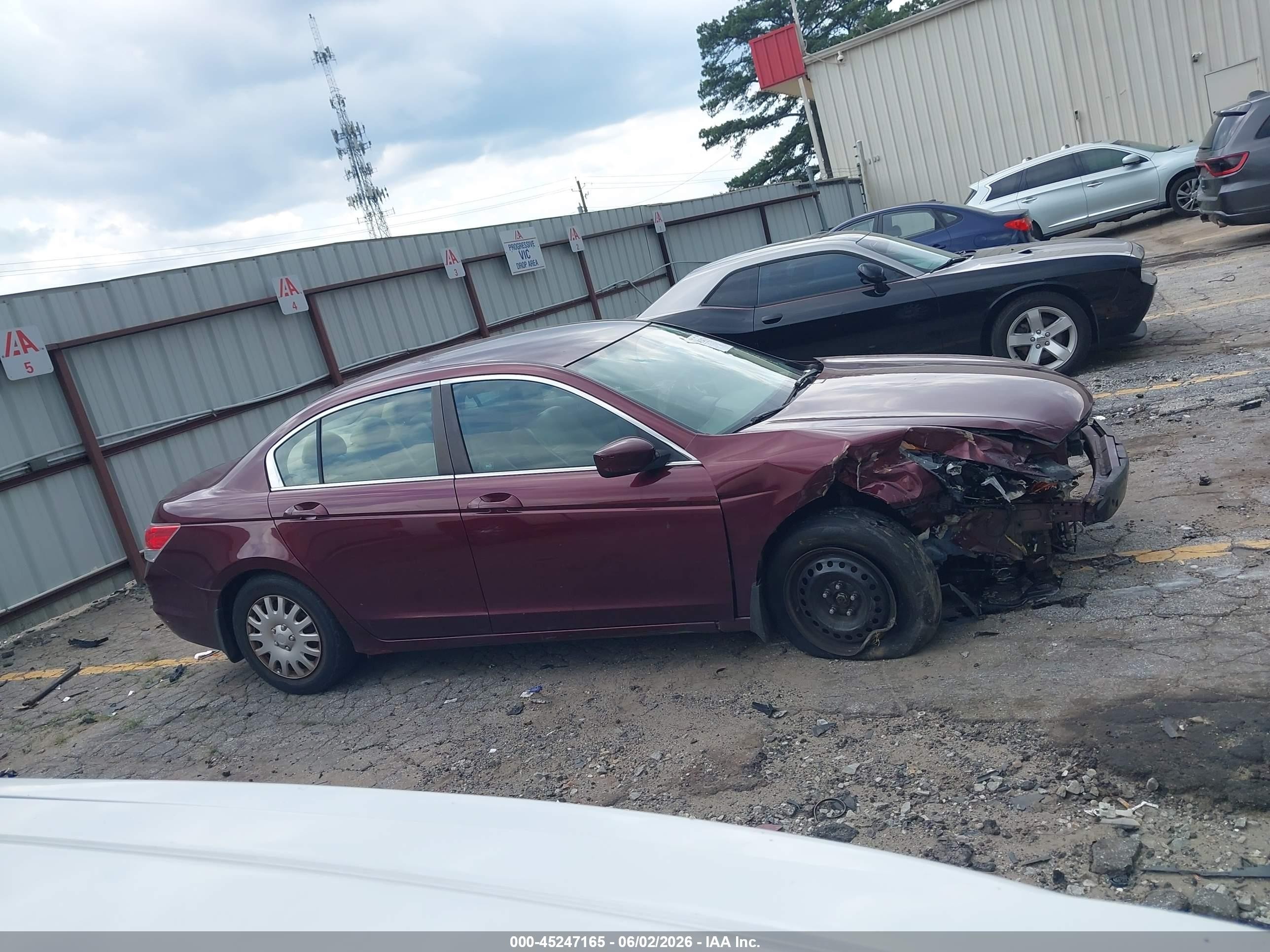 2009 Honda Accord 2.4 Lx Maroon vin: 1HGCP26389A145897