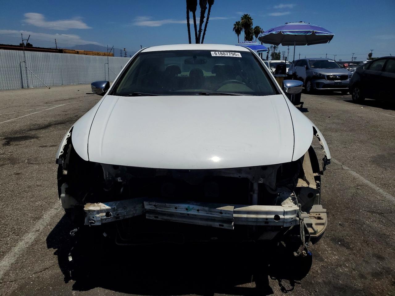 2009 Honda Accord Lx White vin: 1HGCP26389A158620