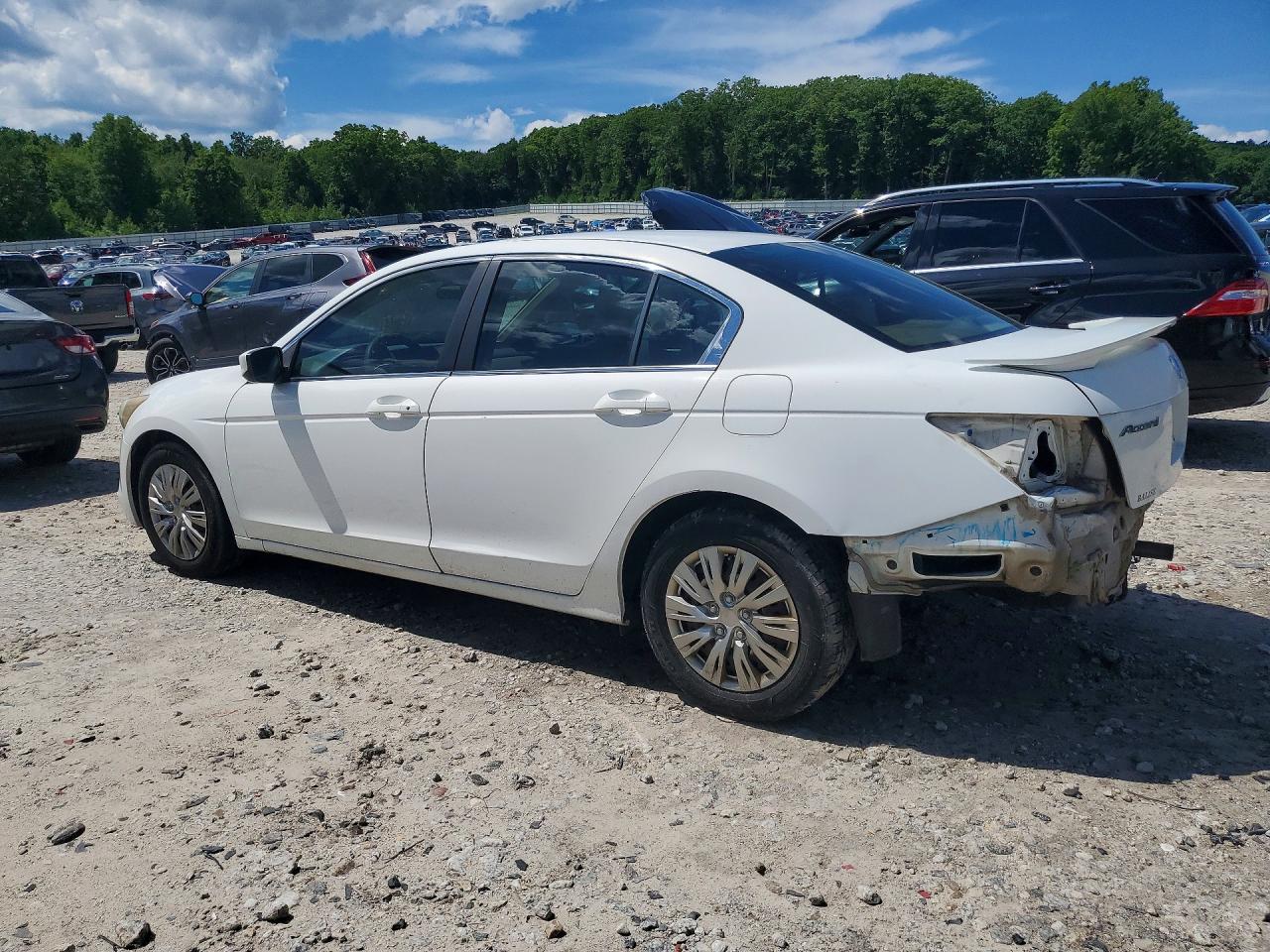 2009 Honda Accord Lx White vin: 1HGCP26389A173361