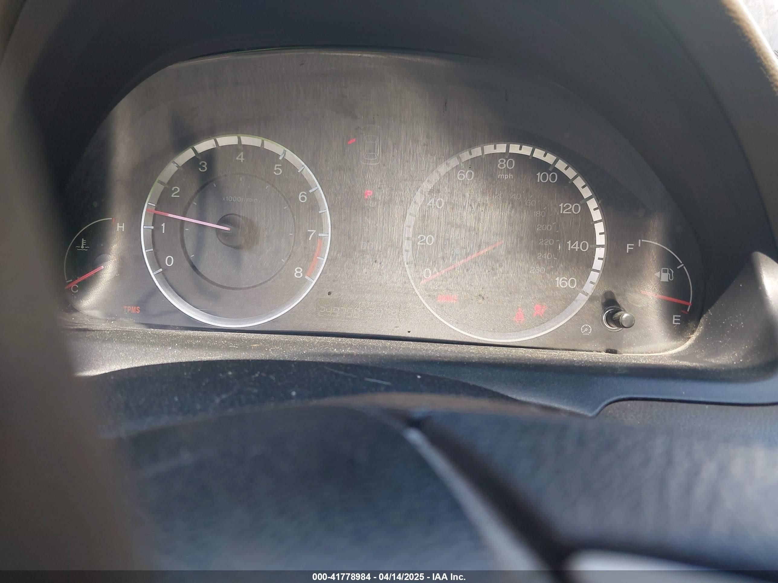 2009 Honda Accord 2.4 Lx Белый vin: 1HGCP26389A195618