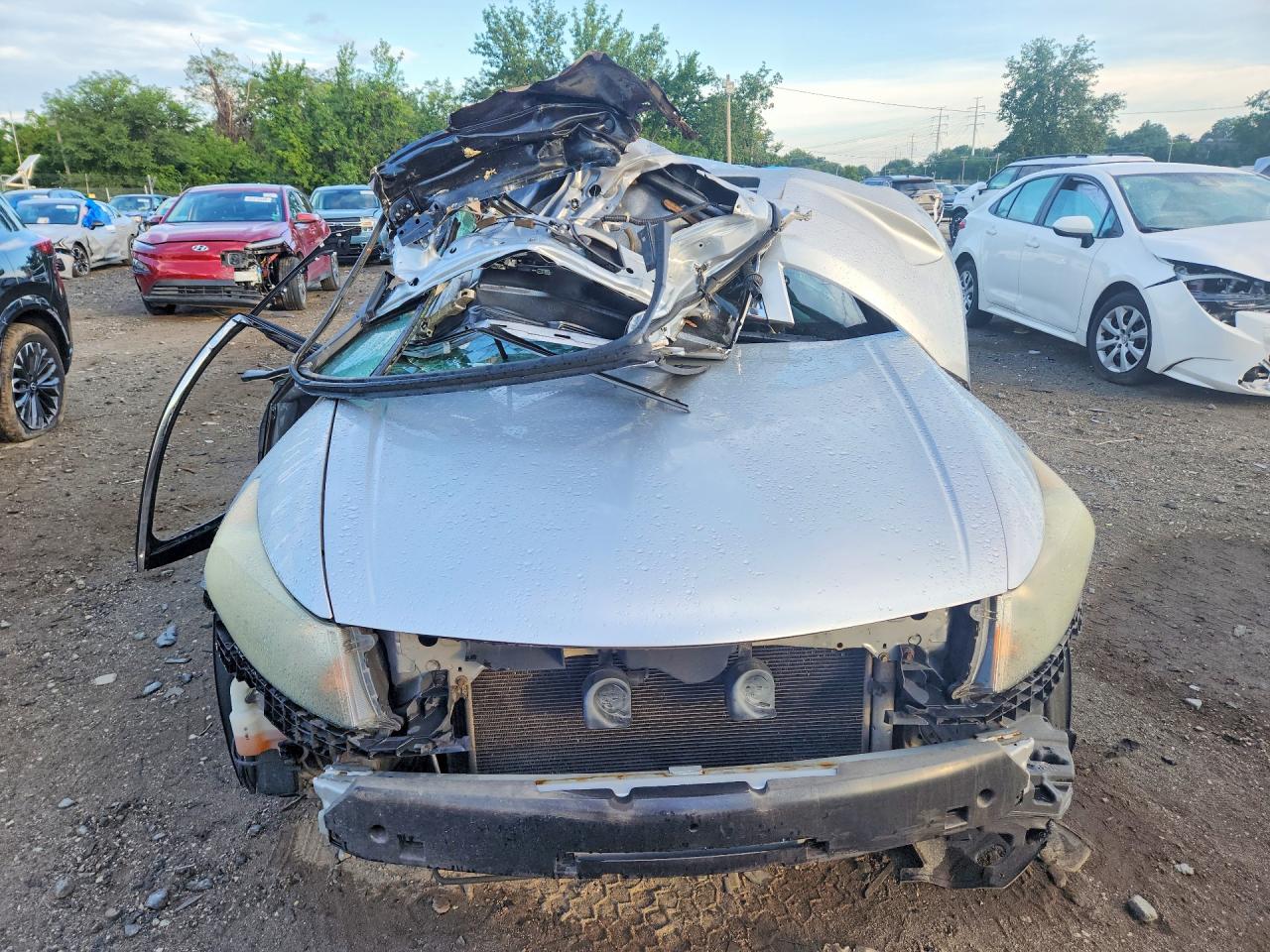 2009 Honda Accord Lx Silver vin: 1HGCP26389A198227