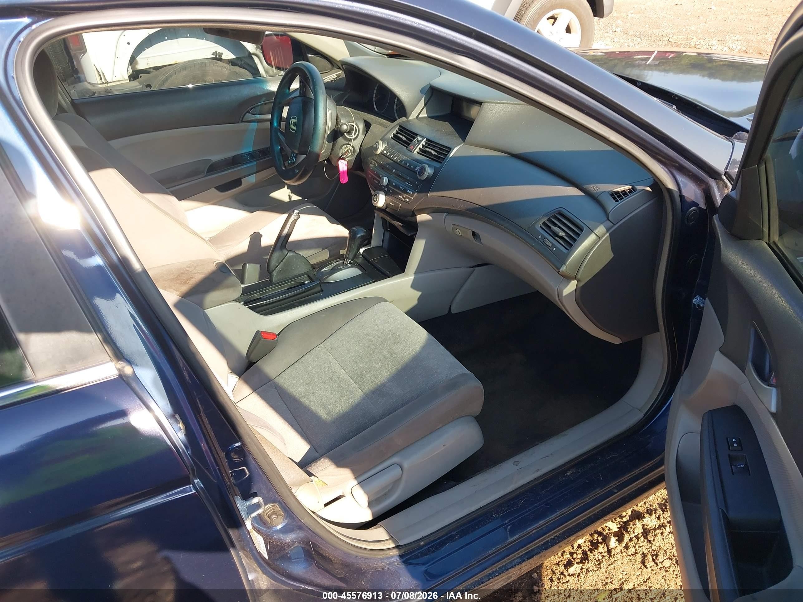 2009 Honda Accord 2.4 Lx Black vin: 1HGCP26389A198311