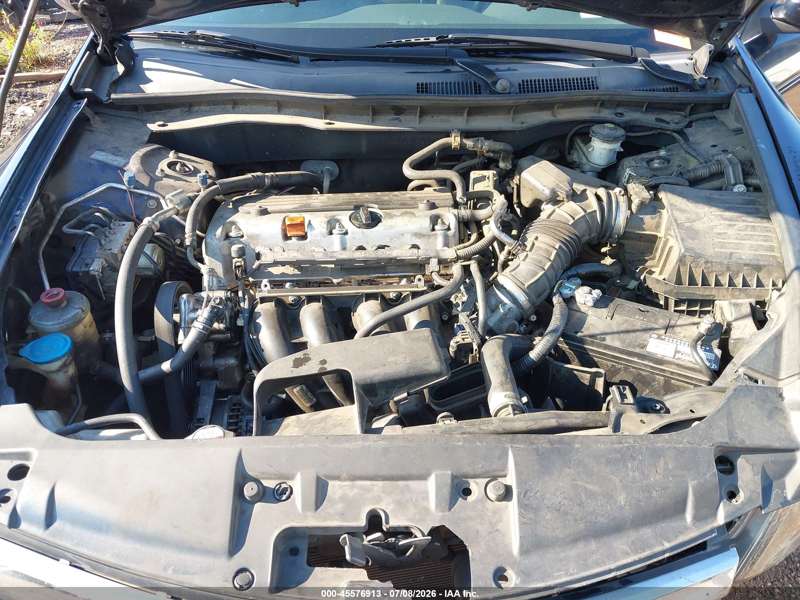 2009 Honda Accord 2.4 Lx Black vin: 1HGCP26389A198311