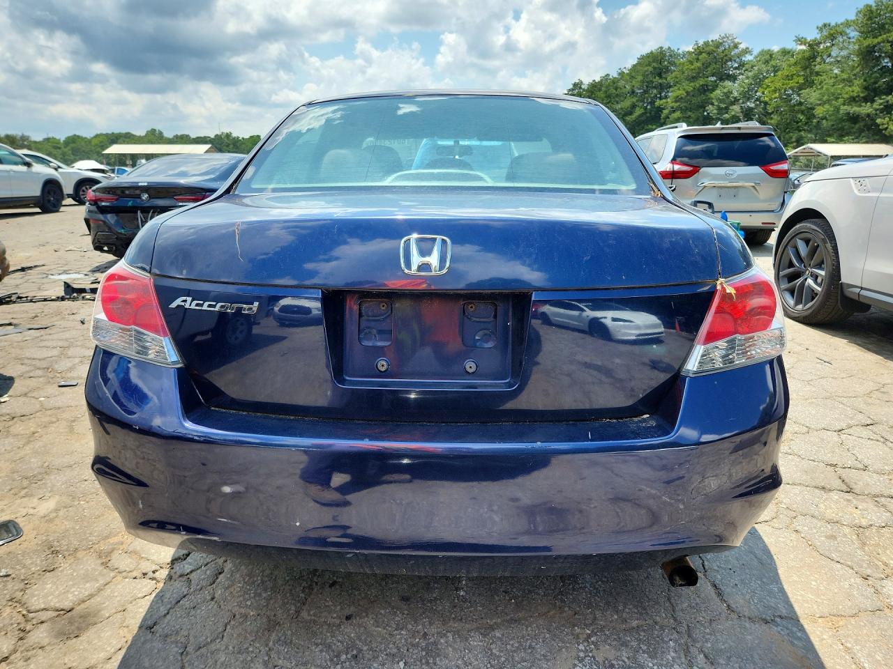2009 Honda Accord Lx Blue vin: 1HGCP26389A198695