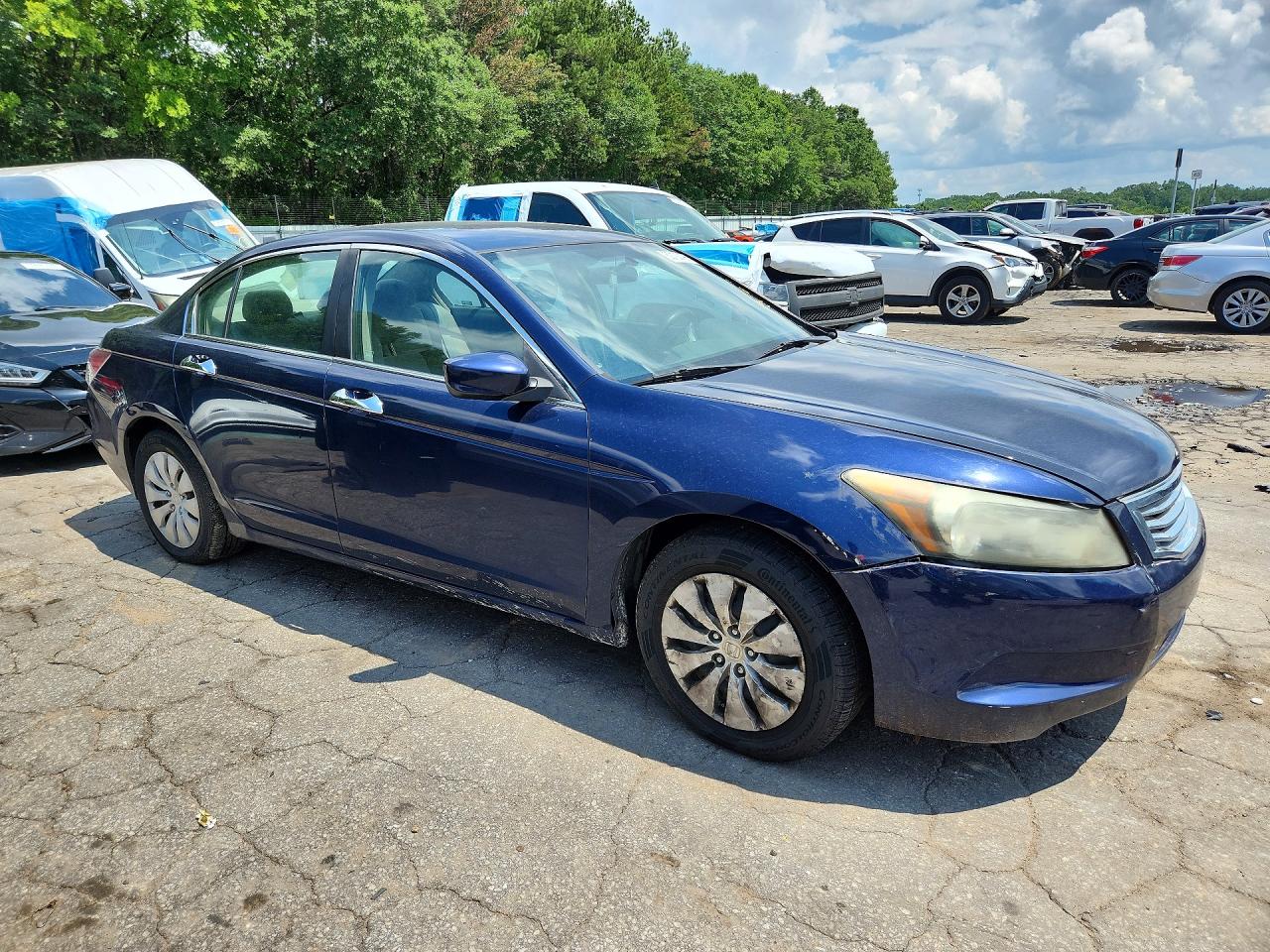2009 Honda Accord Lx Blue vin: 1HGCP26389A198695