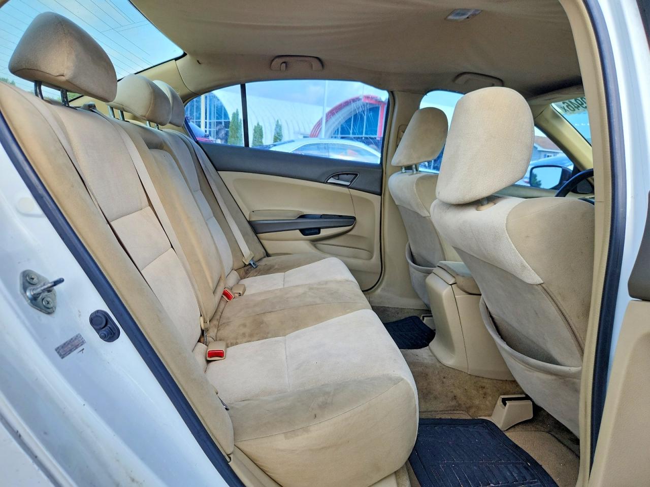 2008 Honda Accord Lx White vin: 1HGCP26398A050697