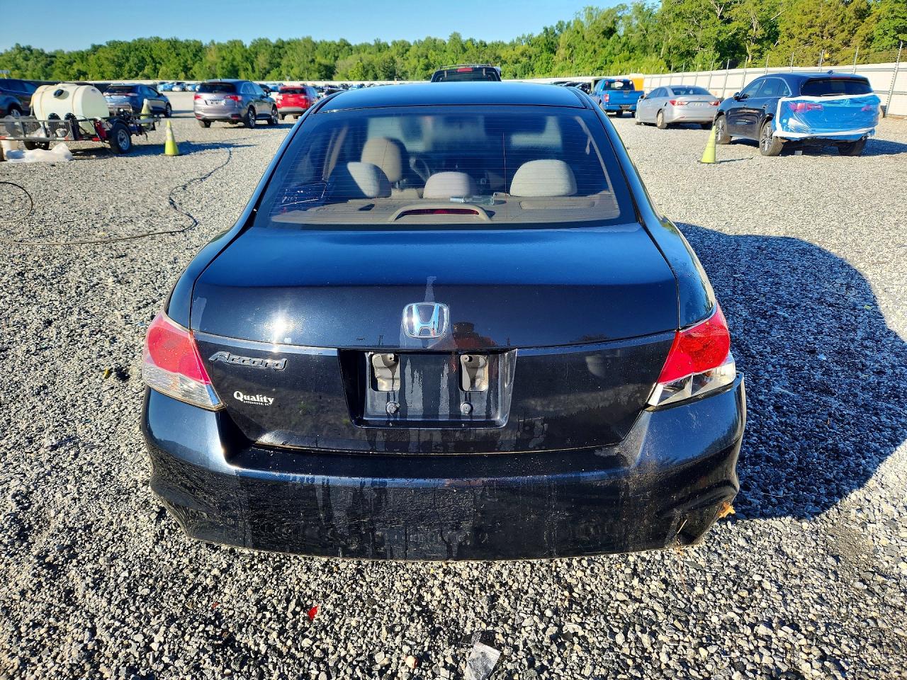 2008 Honda Accord Lx Black vin: 1HGCP26398A092528
