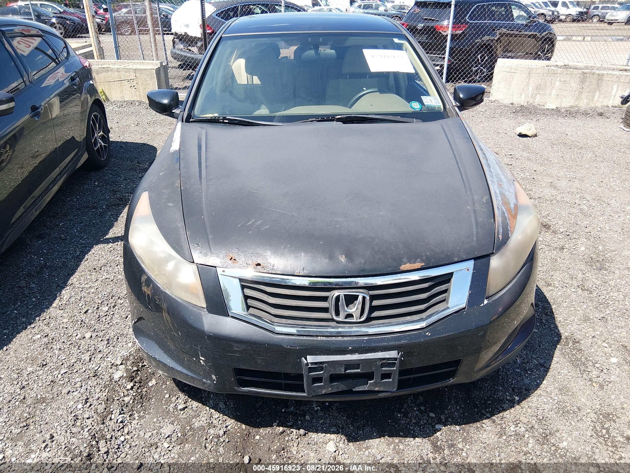 2008 Honda Accord 2.4 Lx Blue vin: 1HGCP26398A140609