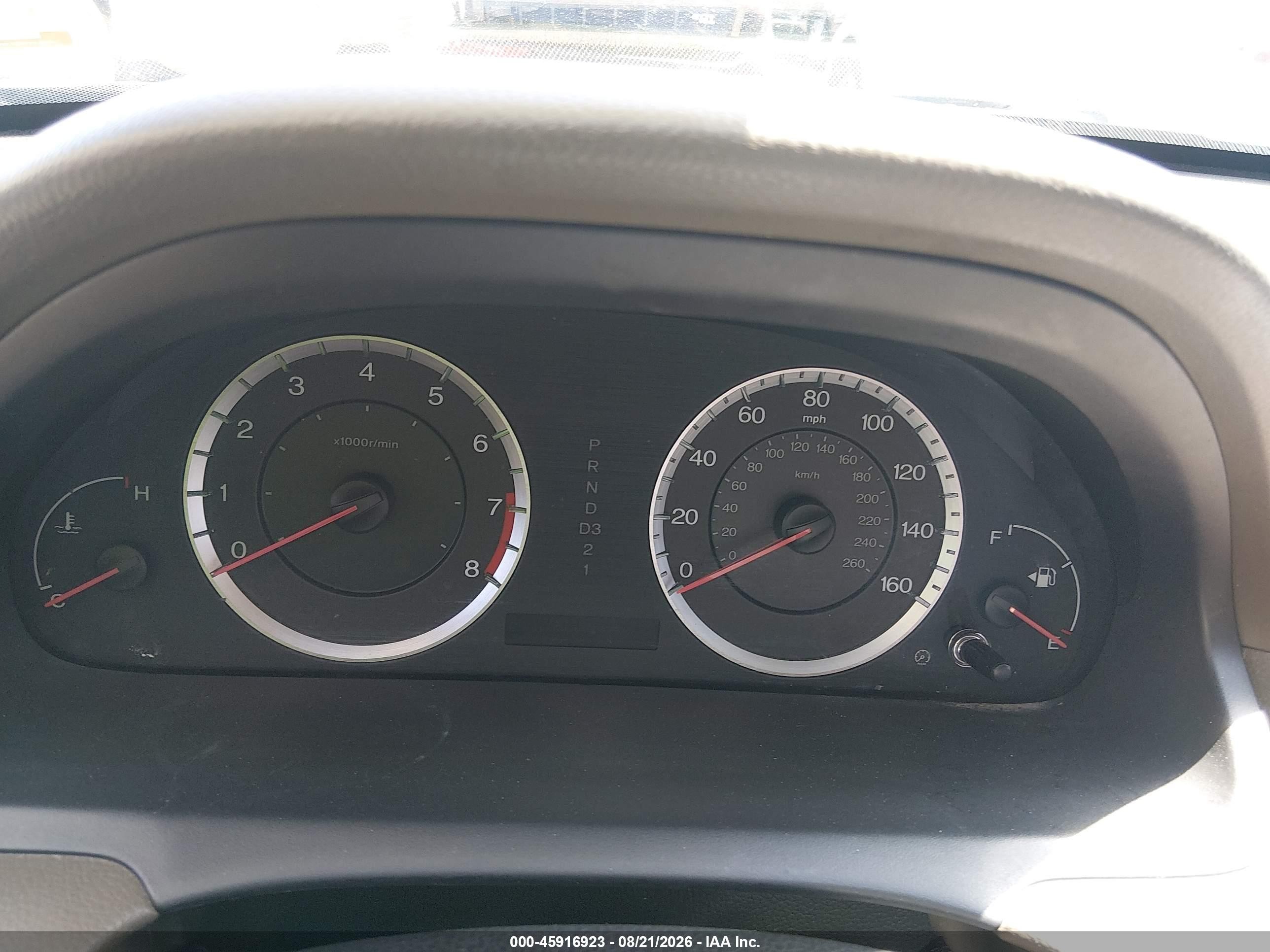 2008 Honda Accord 2.4 Lx Blue vin: 1HGCP26398A140609