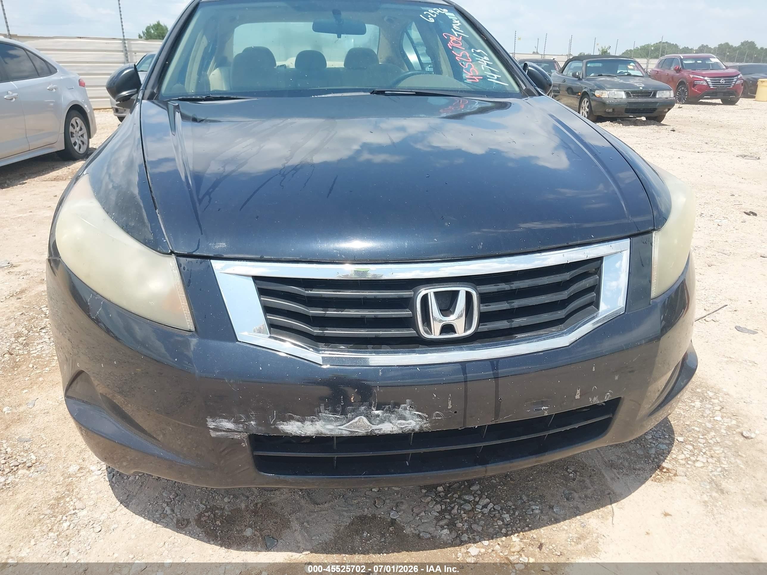 2008 Honda Accord 2.4 Lx Черный vin: 1HGCP26398A147463