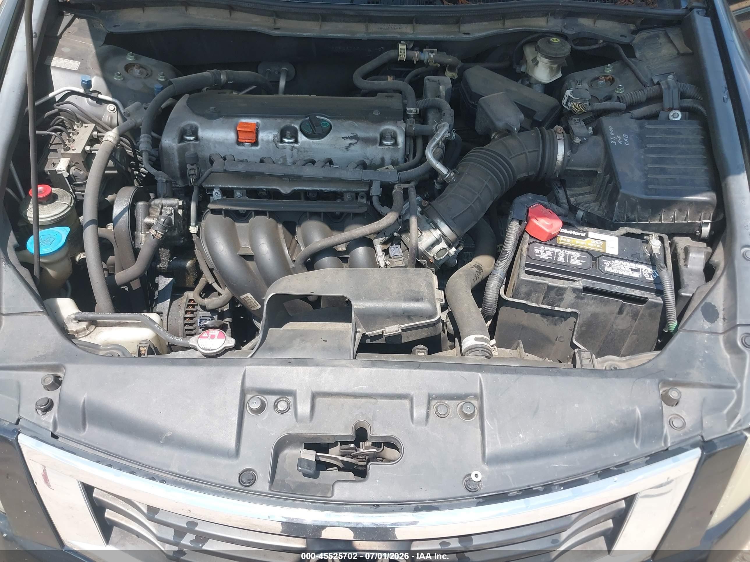 2008 Honda Accord 2.4 Lx Черный vin: 1HGCP26398A147463