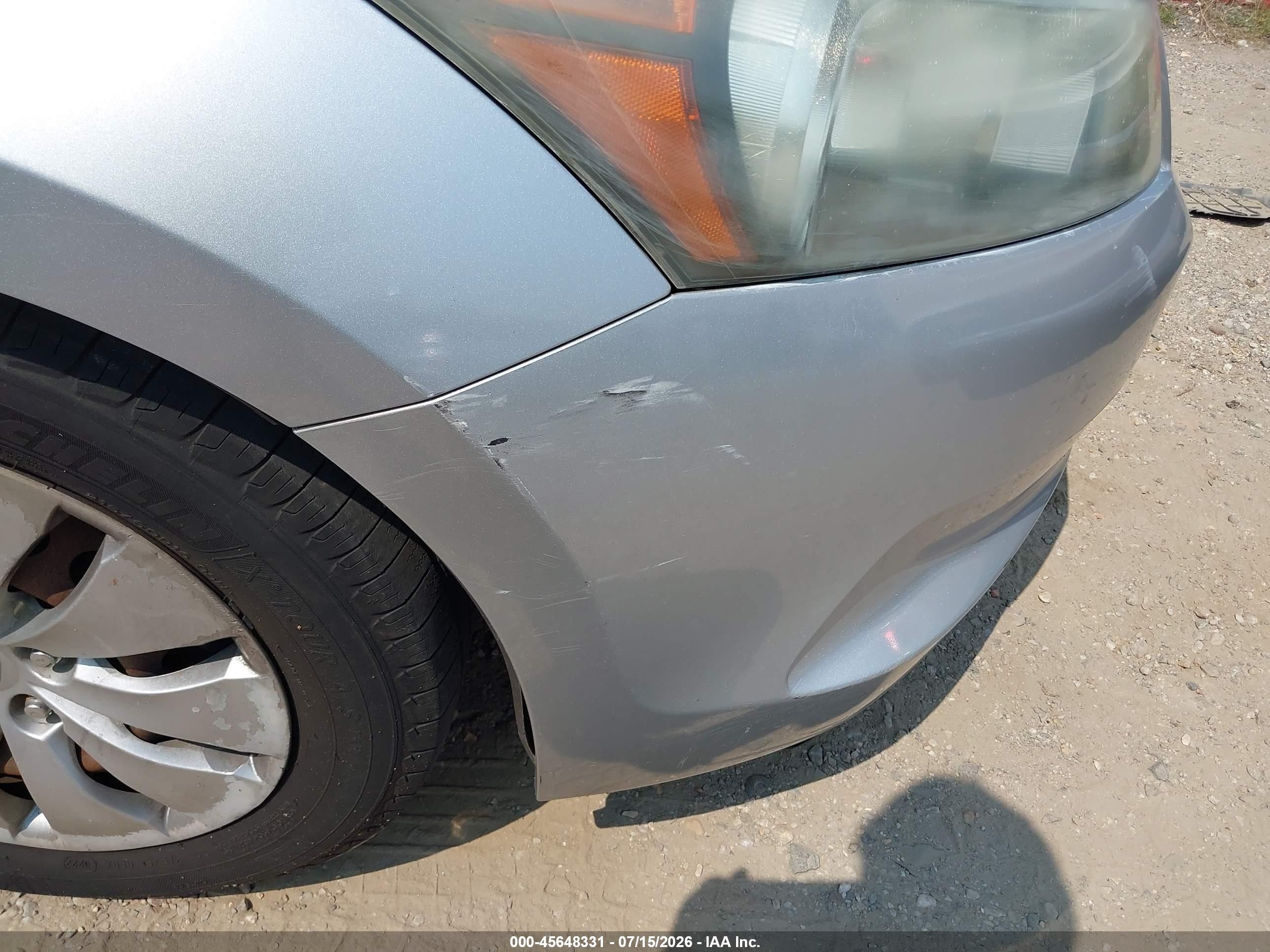 2008 Honda Accord 2.4 Lx Серебряный vin: 1HGCP26398A157992