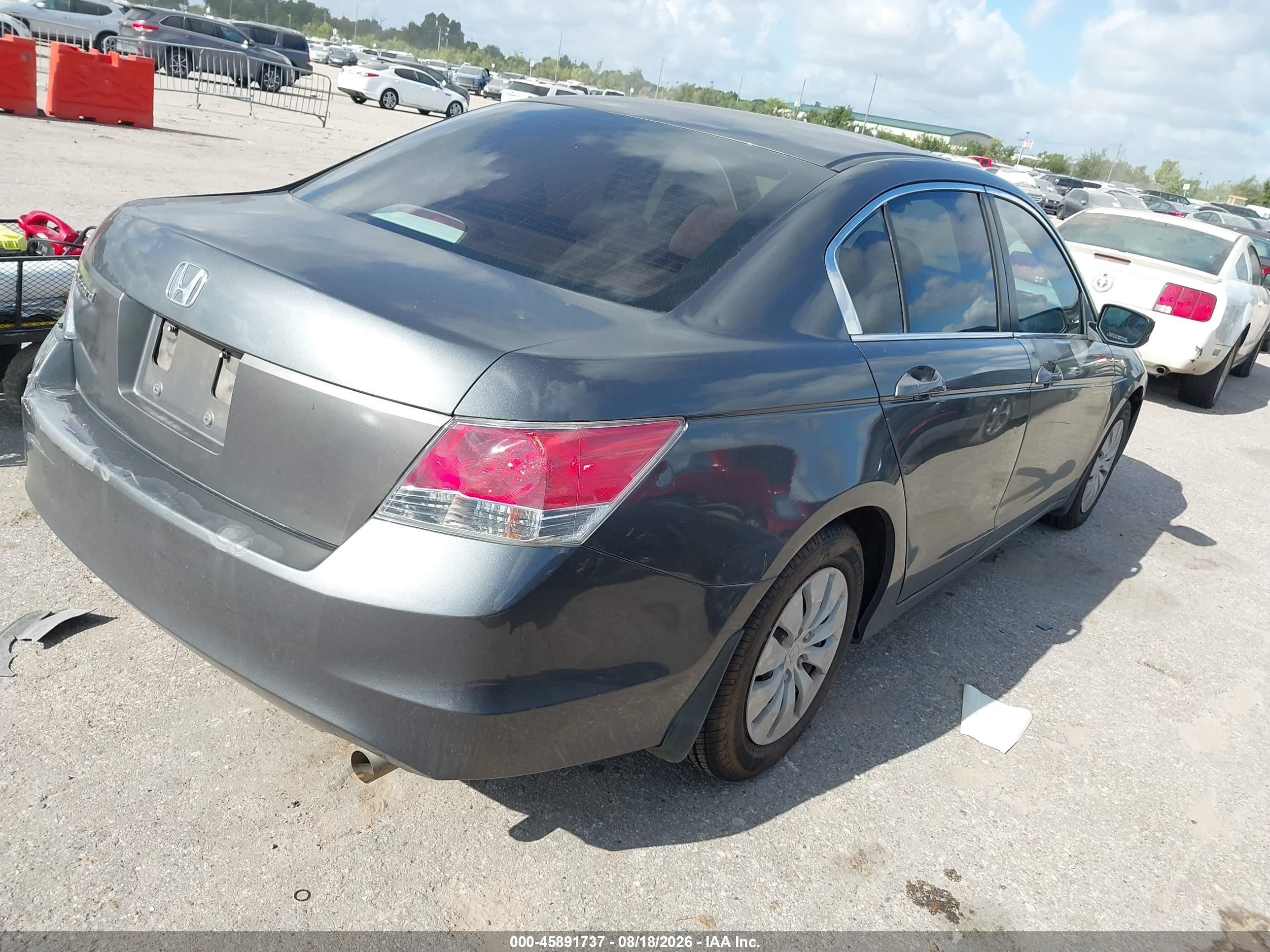 2009 Honda Accord 2.4 Lx Gray vin: 1HGCP26399A026255