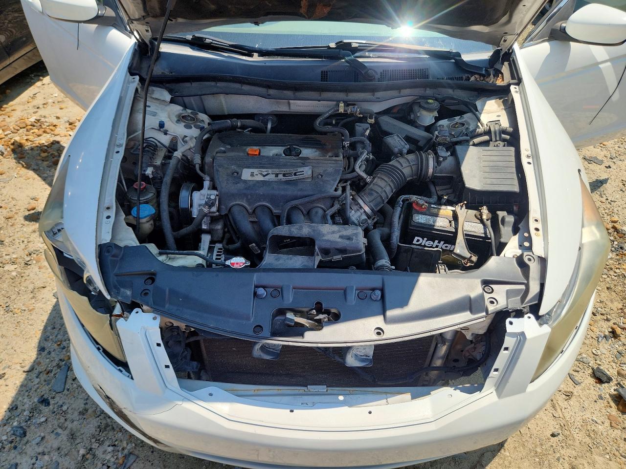 2009 Honda Accord Lx White vin: 1HGCP26399A197183