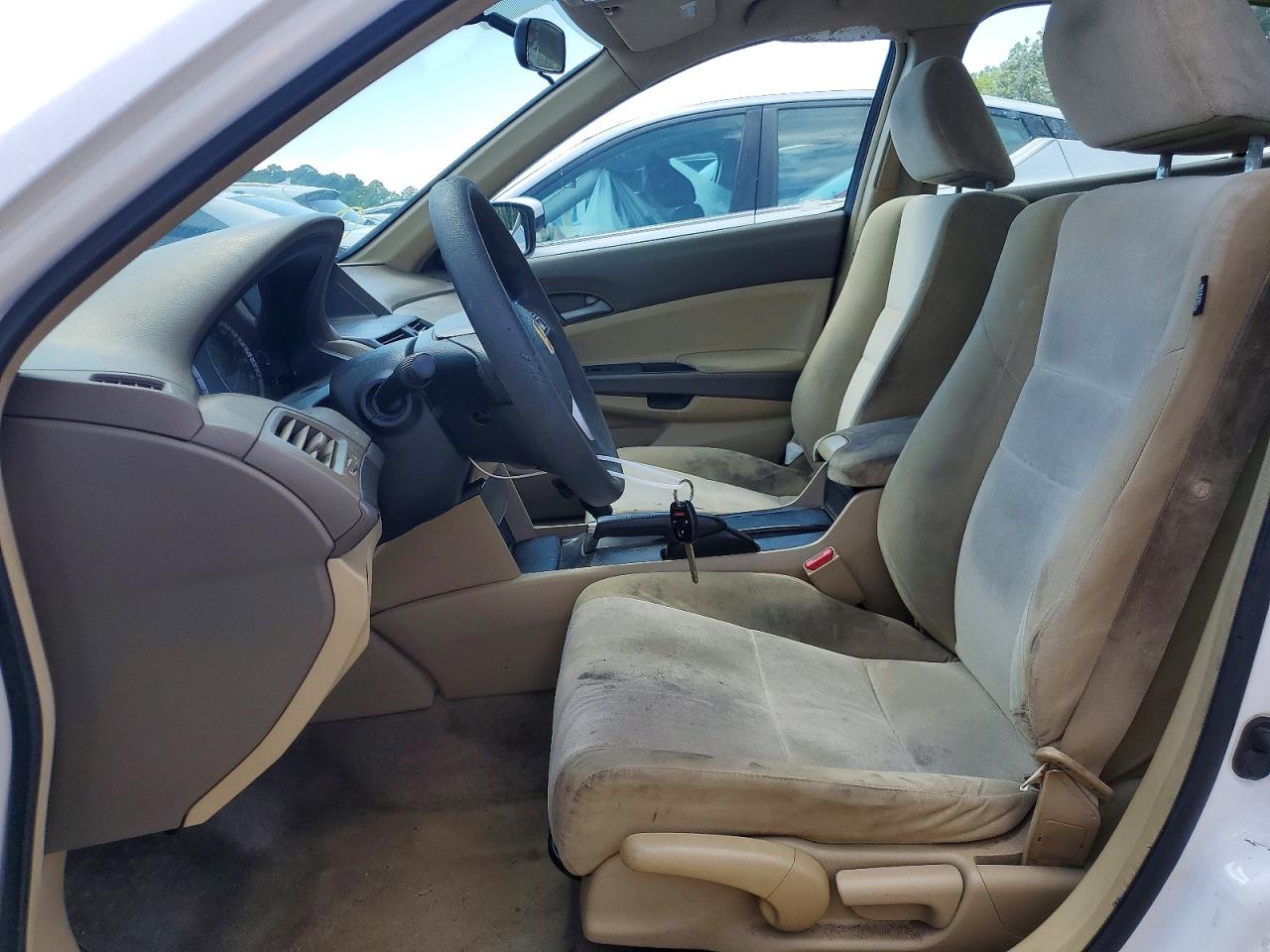 2009 Honda Accord Lx White vin: 1HGCP26399A197183
