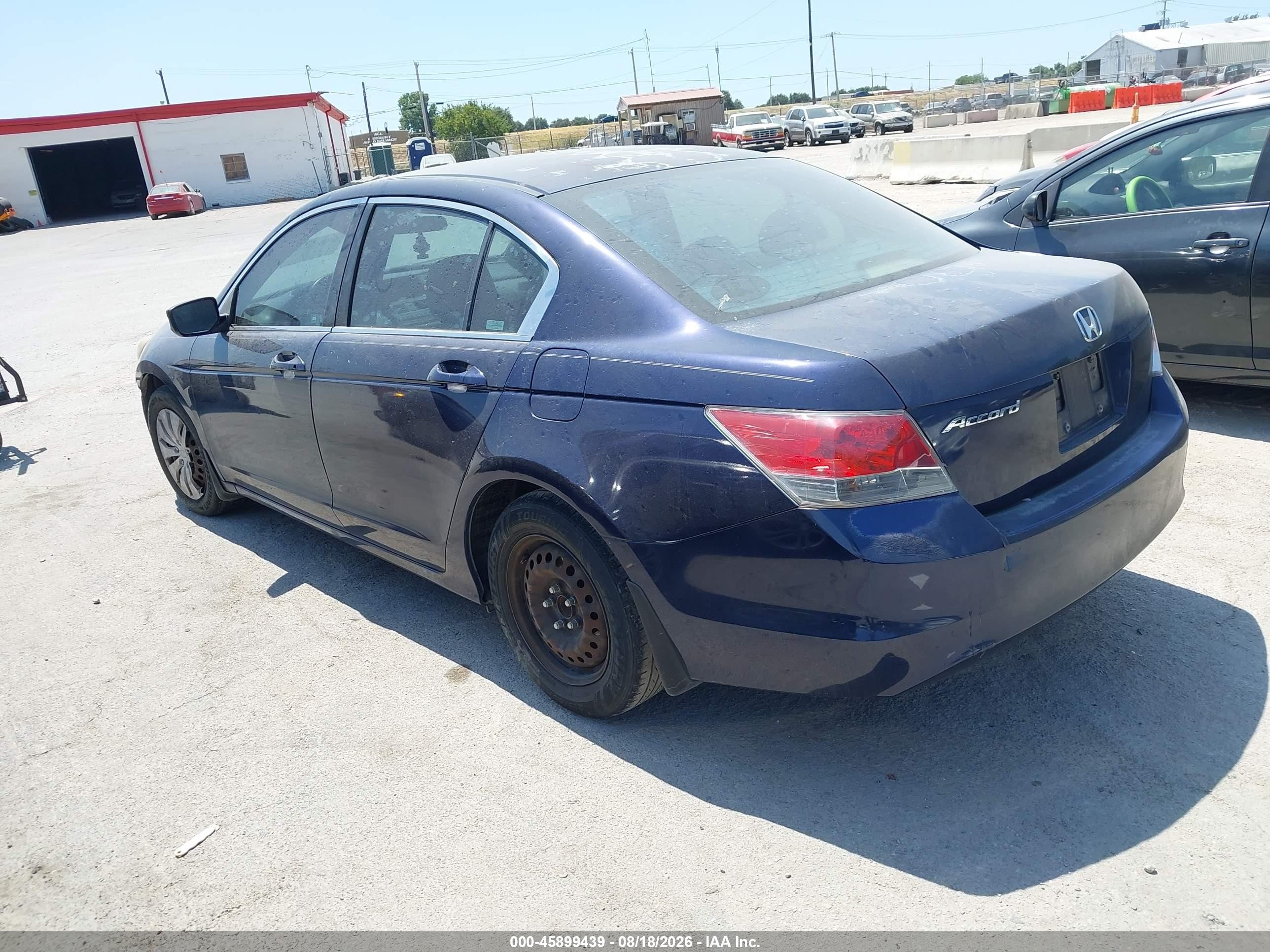 2009 Honda Accord 2.4 Lx Blue vin: 1HGCP26399A198320