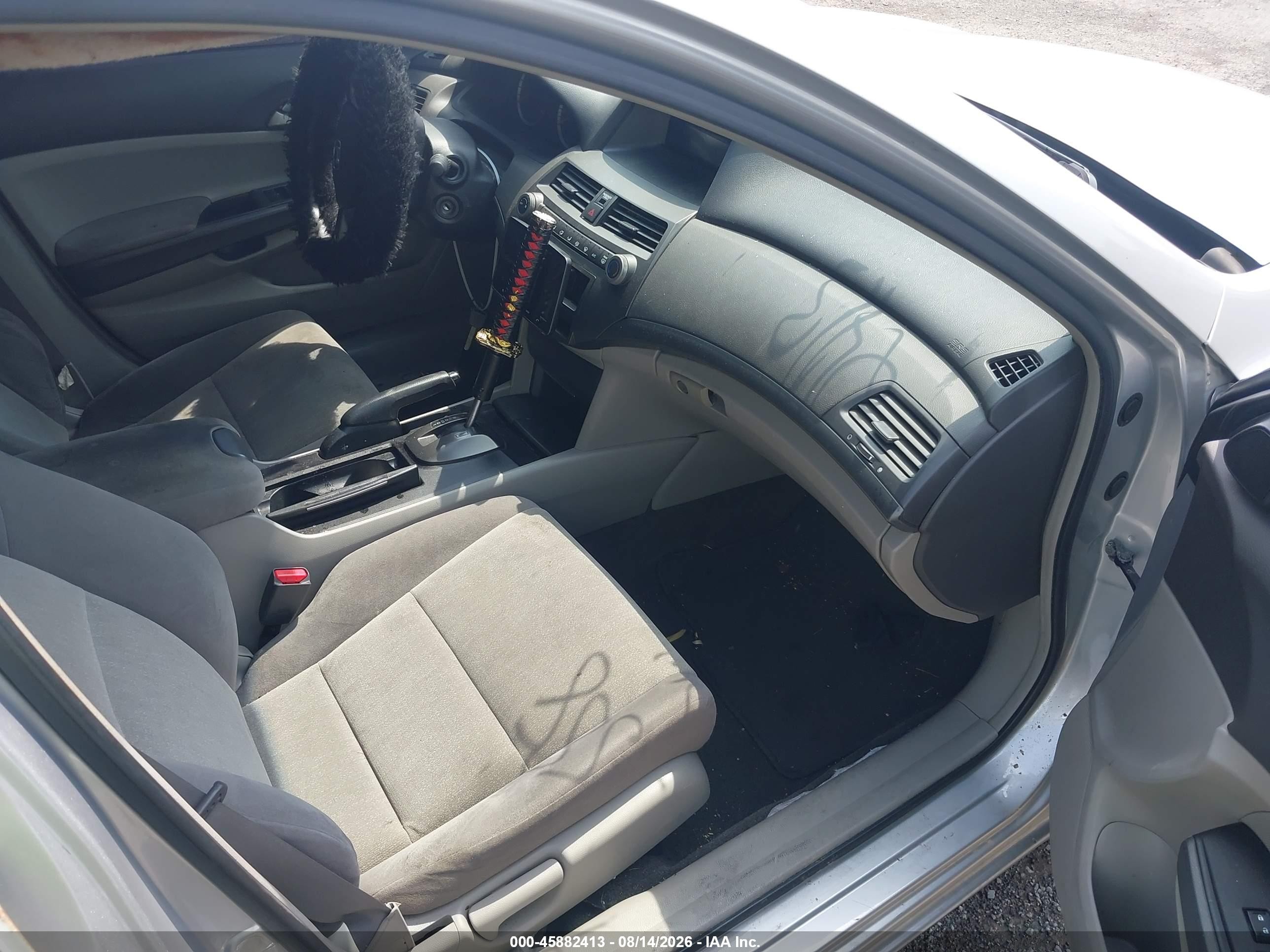 2008 Honda Accord 2.4 Lx Silver vin: 1HGCP263X8A016235