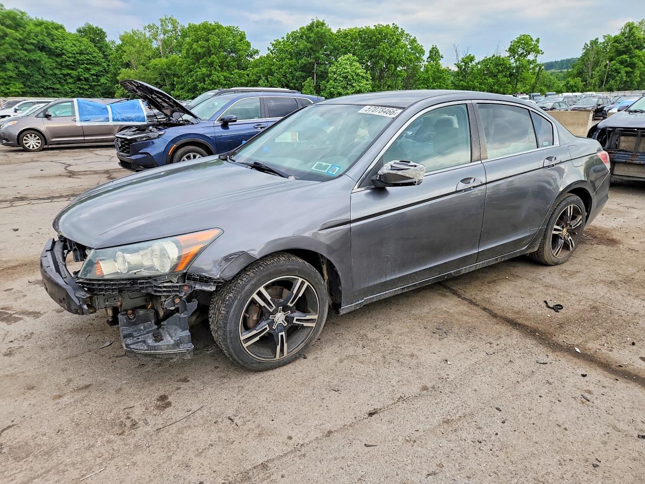 2008 Honda Accord Lx Gray vin: 1HGCP263X8A038574