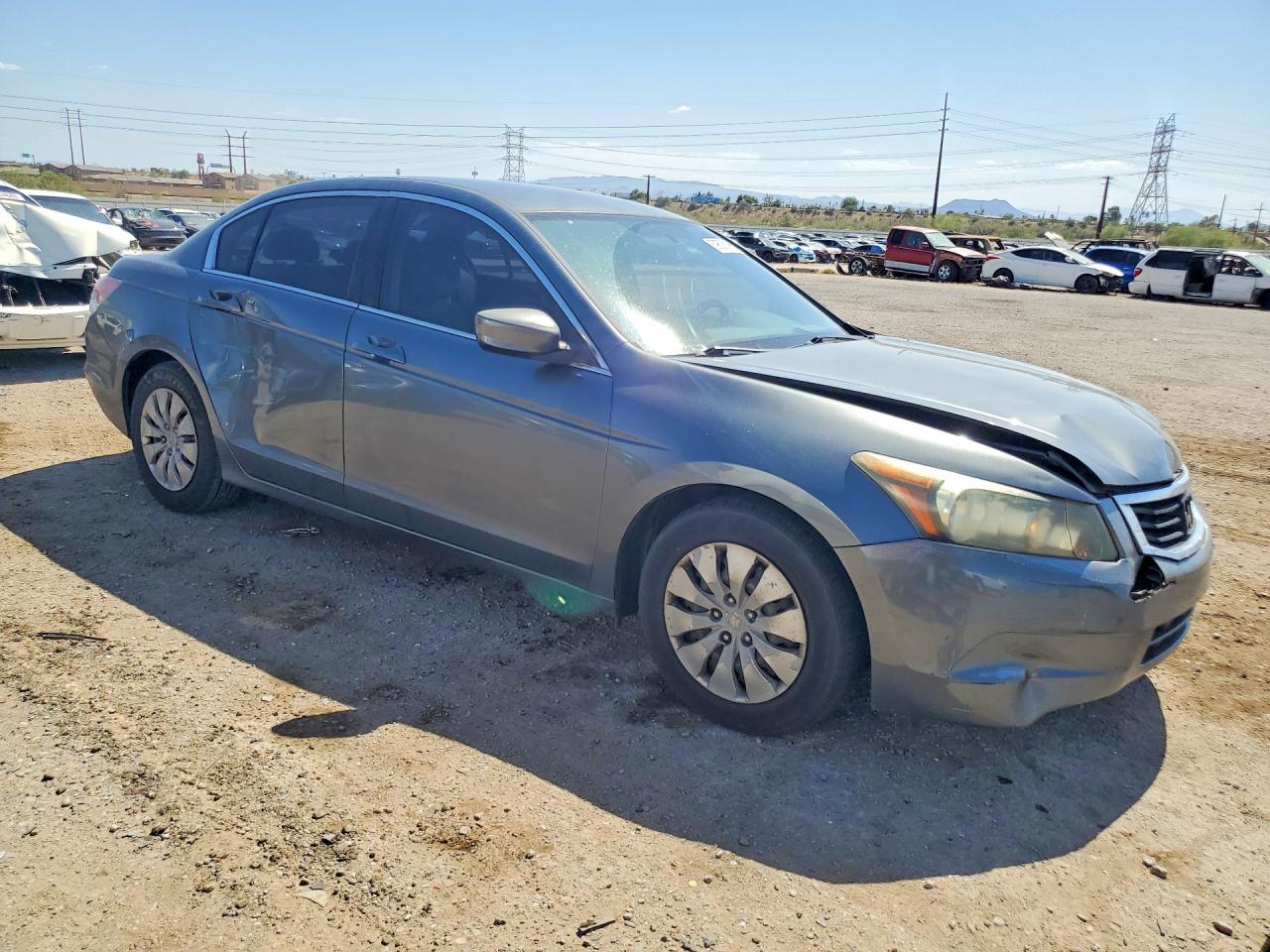 2008 Honda Accord Lx Gray vin: 1HGCP263X8A125522