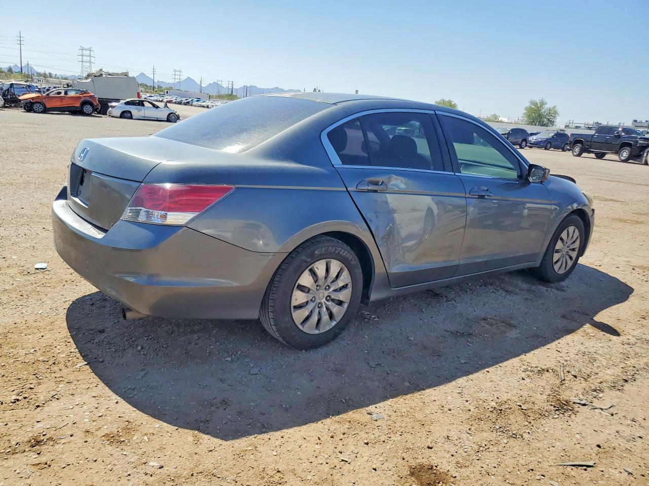2008 Honda Accord Lx Gray vin: 1HGCP263X8A125522