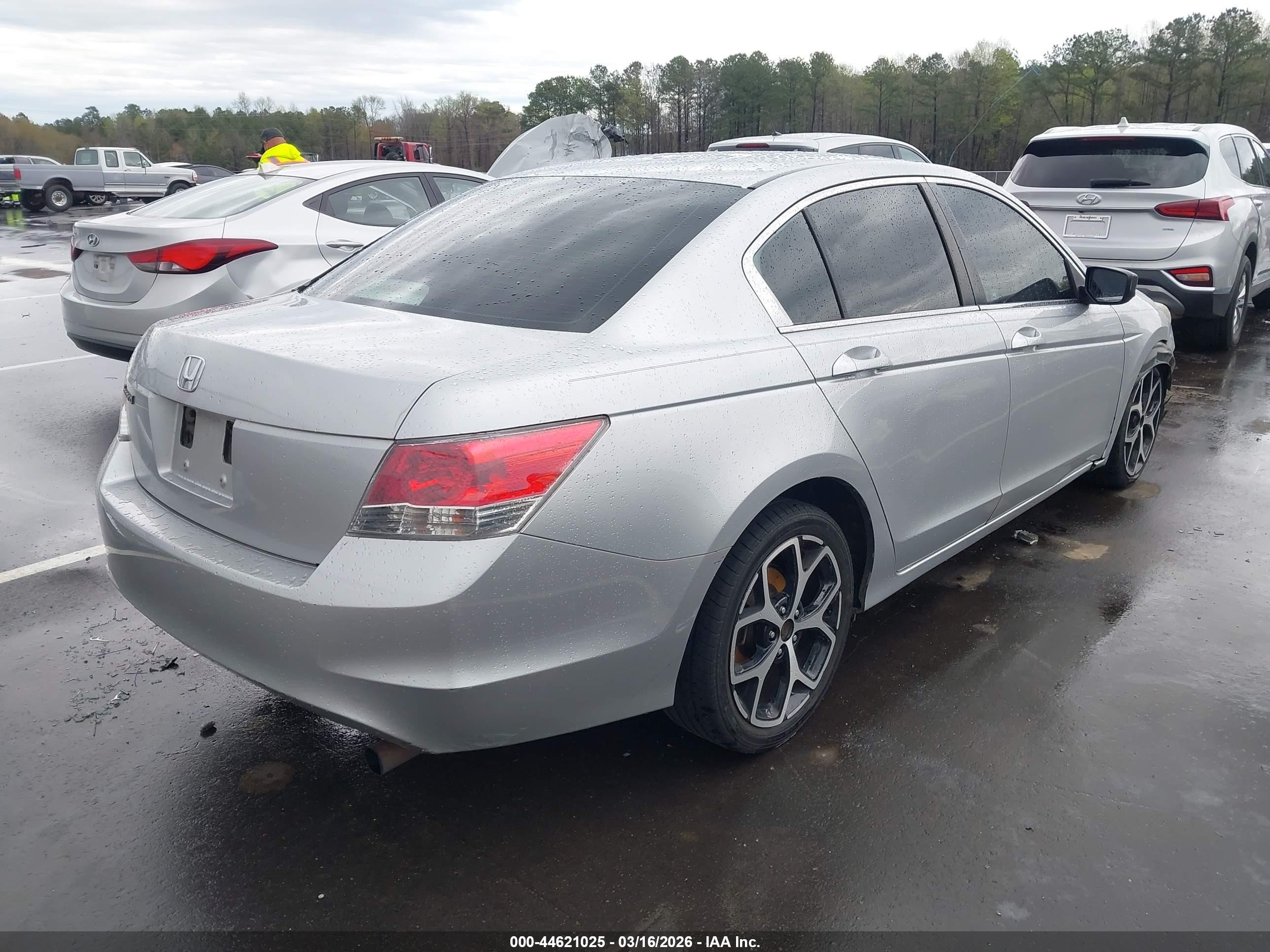 2008 Honda Accord 2.4 Lx Silver vin: 1HGCP263X8A127948