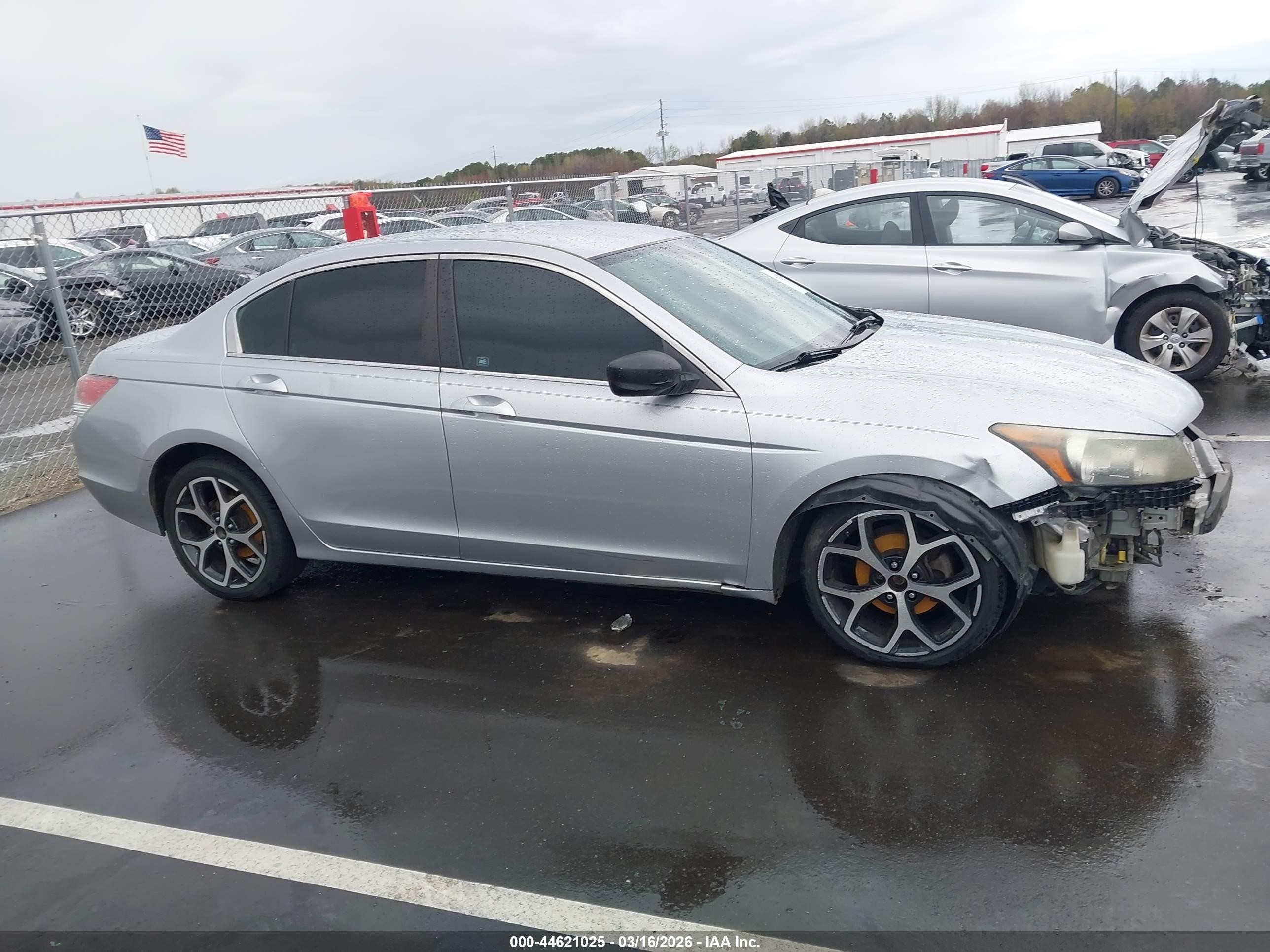 2008 Honda Accord 2.4 Lx Silver vin: 1HGCP263X8A127948