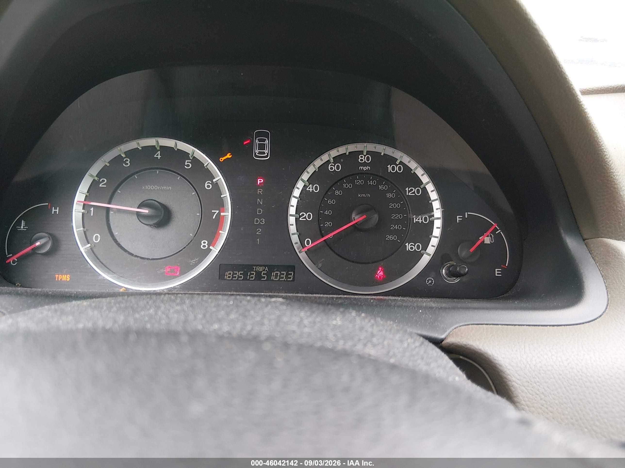 2008 Honda Accord 2.4 Lx Черный vin: 1HGCP263X8A140604