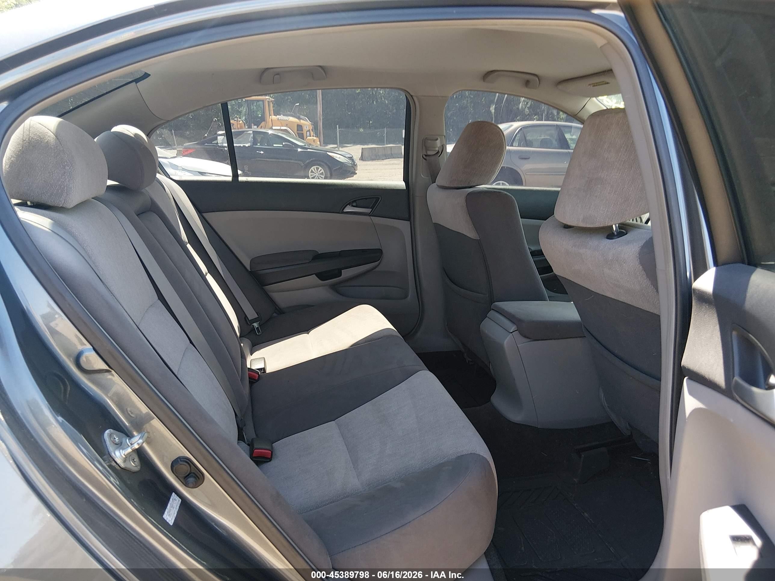 2008 Honda Accord 2.4 Lx Gray vin: 1HGCP263X8A145740
