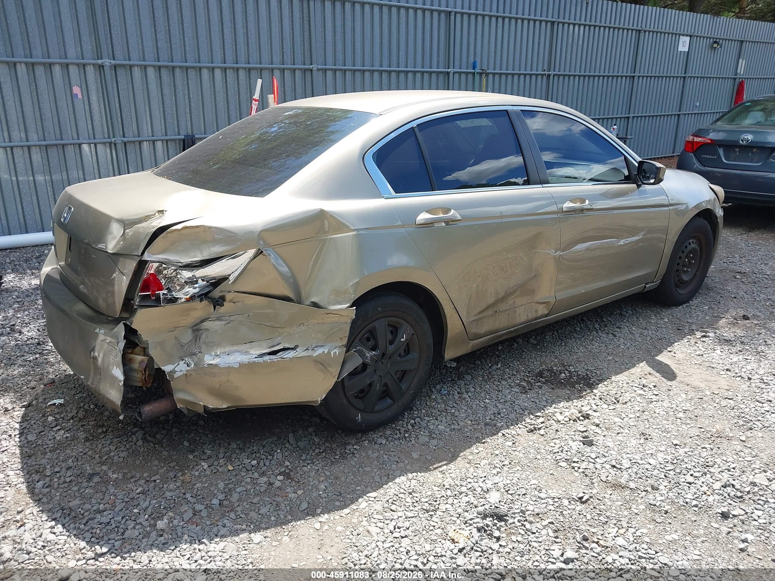2008 Honda Accord 2.4 Lx Gold vin: 1HGCP263X8A150436