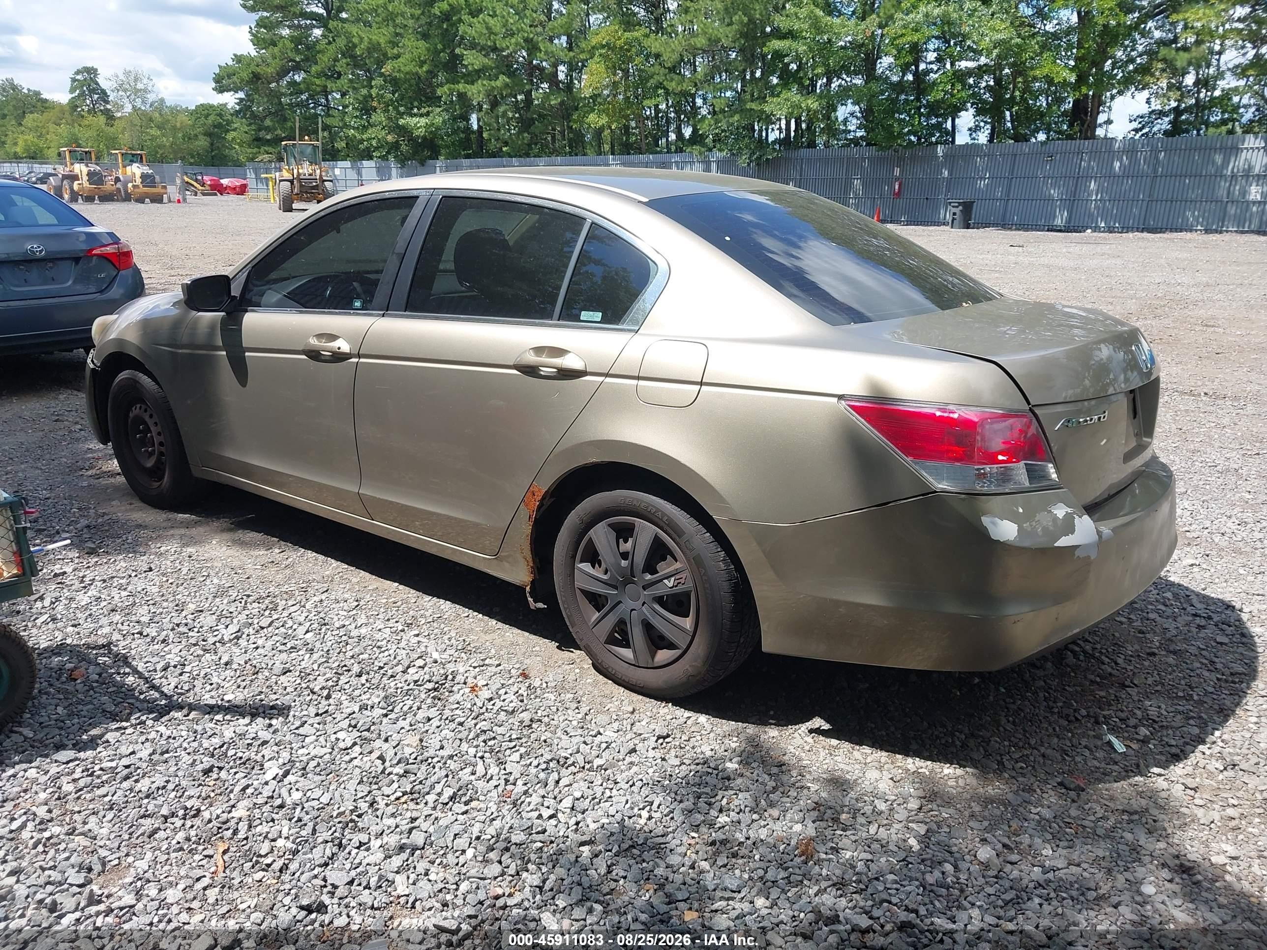 2008 Honda Accord 2.4 Lx Gold vin: 1HGCP263X8A150436