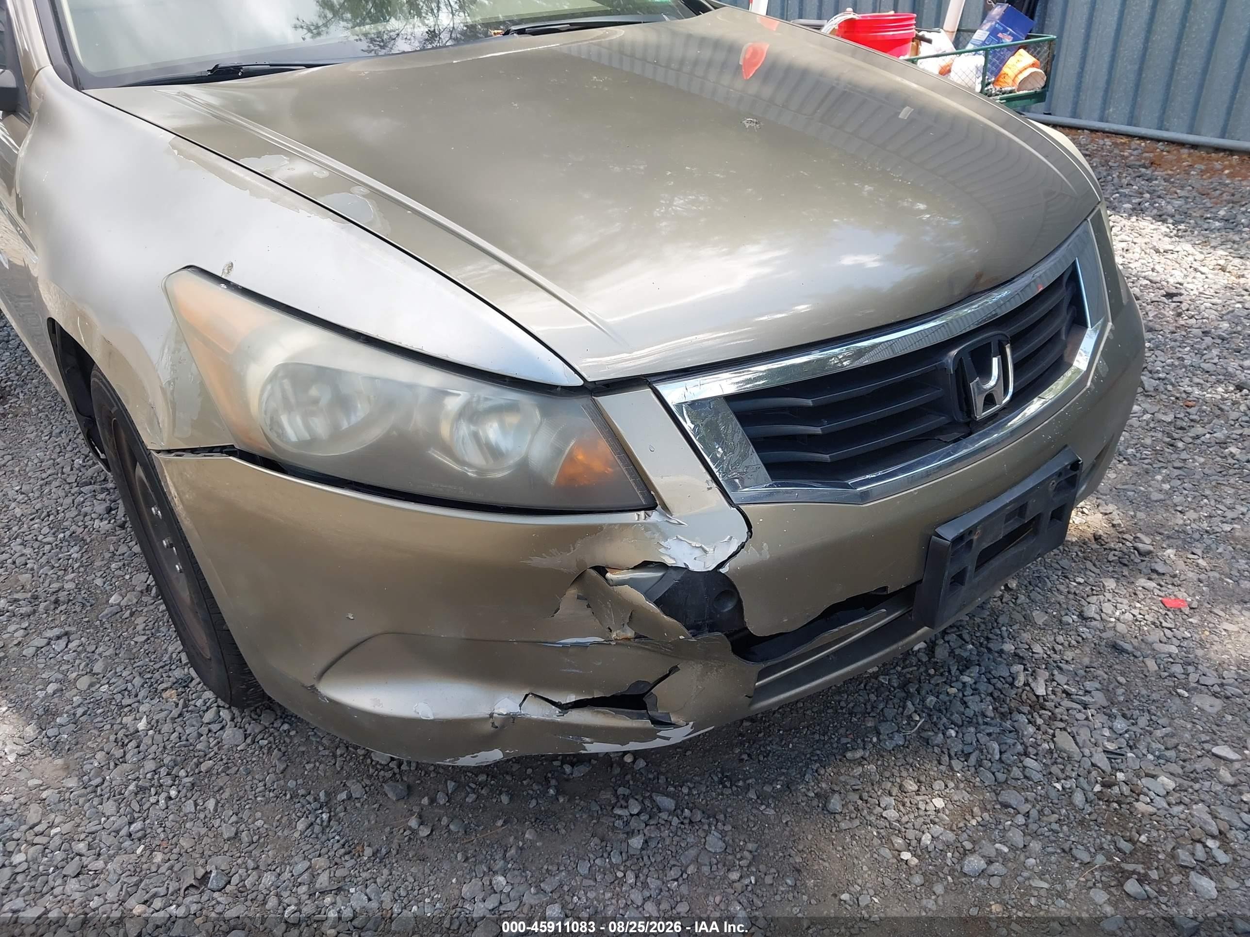 2008 Honda Accord 2.4 Lx Gold vin: 1HGCP263X8A150436